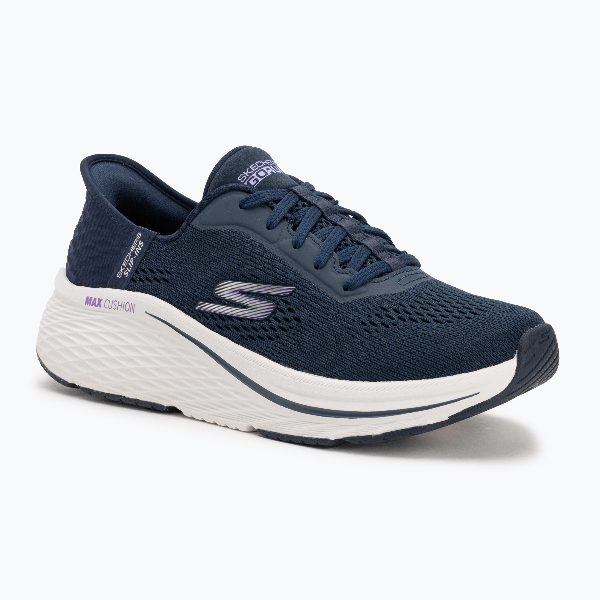 Buty damskie SKECHERS Max Cushioning Elite 2.0 Vanish navy/lavender 