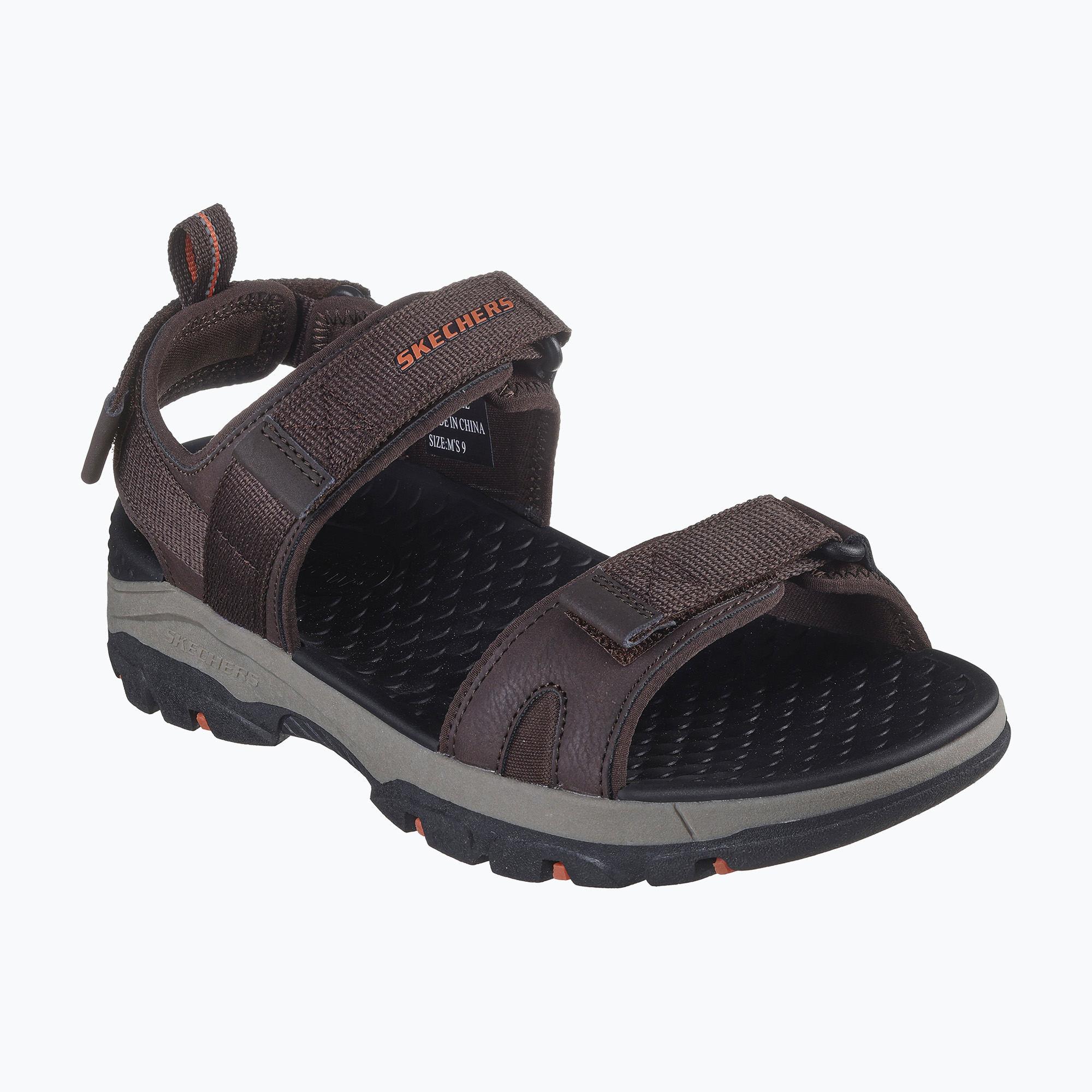 Sandały męskie SKECHERS Tresmen Ryer chocolate 