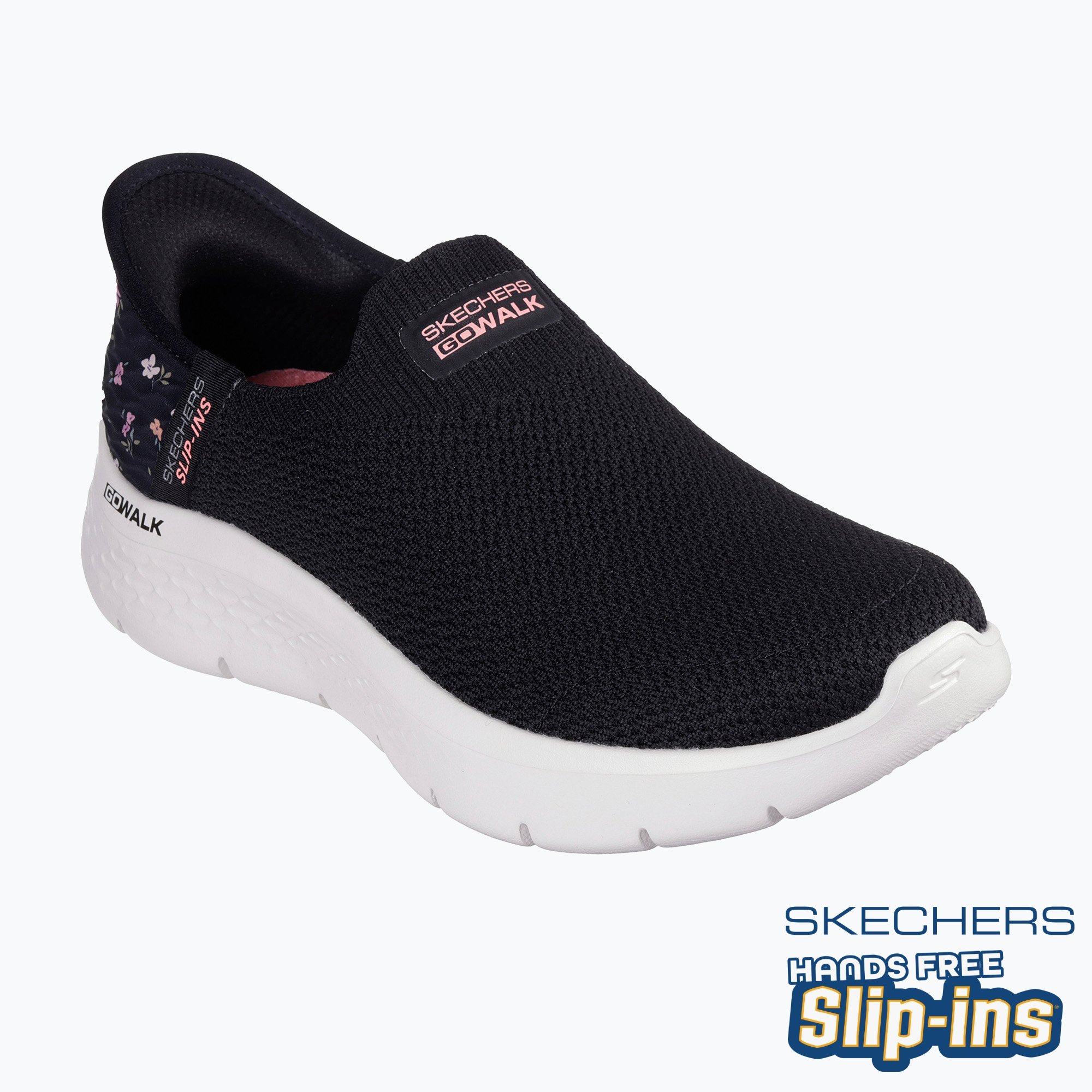 Buty damskie SKECHERS Go Walk Flex Sunset Rose black 
