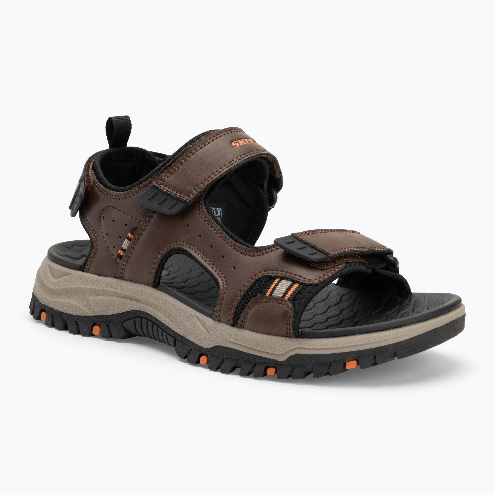 Sandały męskie SKECHERS Prewitt Rigdon brown 