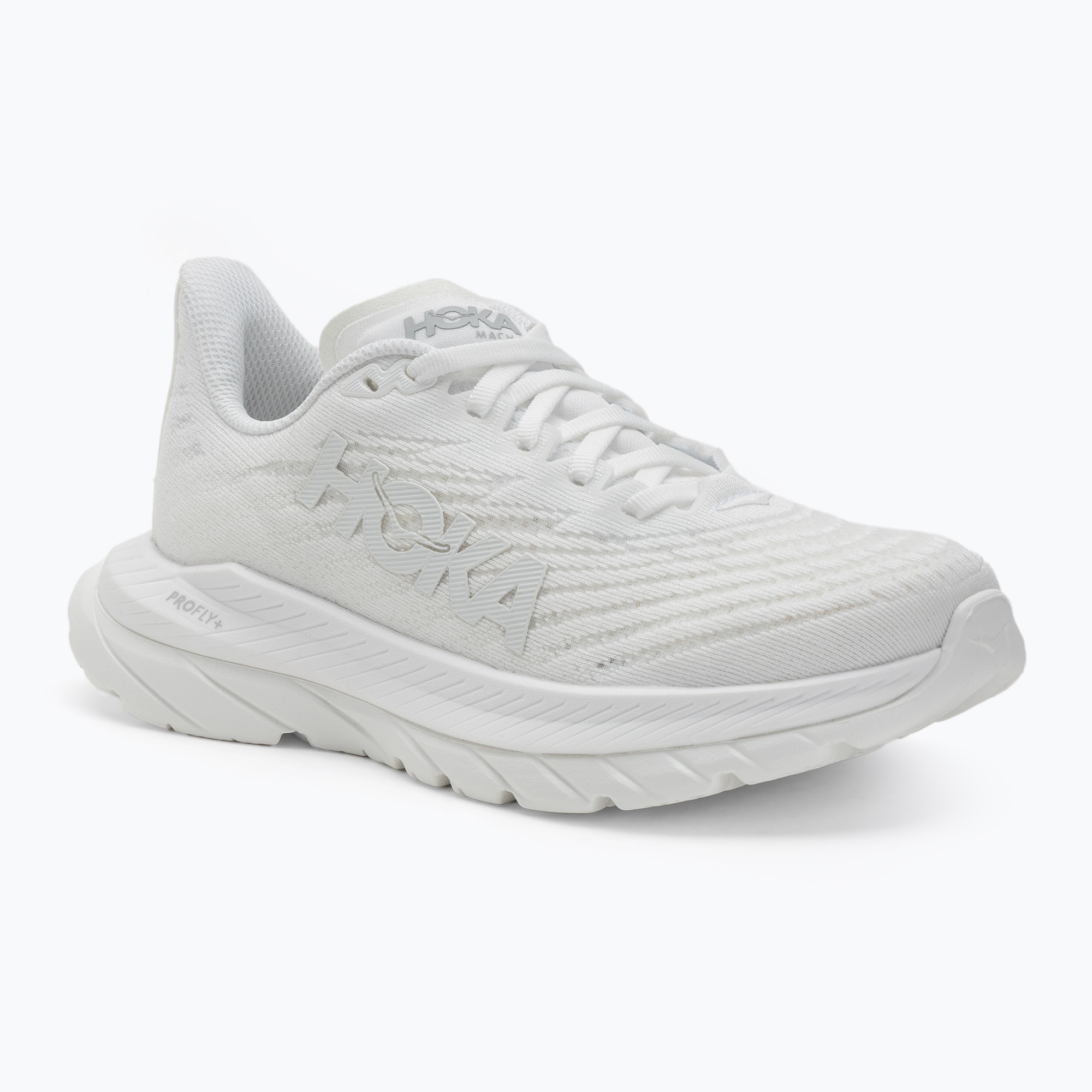 Buty do biegania damskie HOKA Mach 5 white/white 
