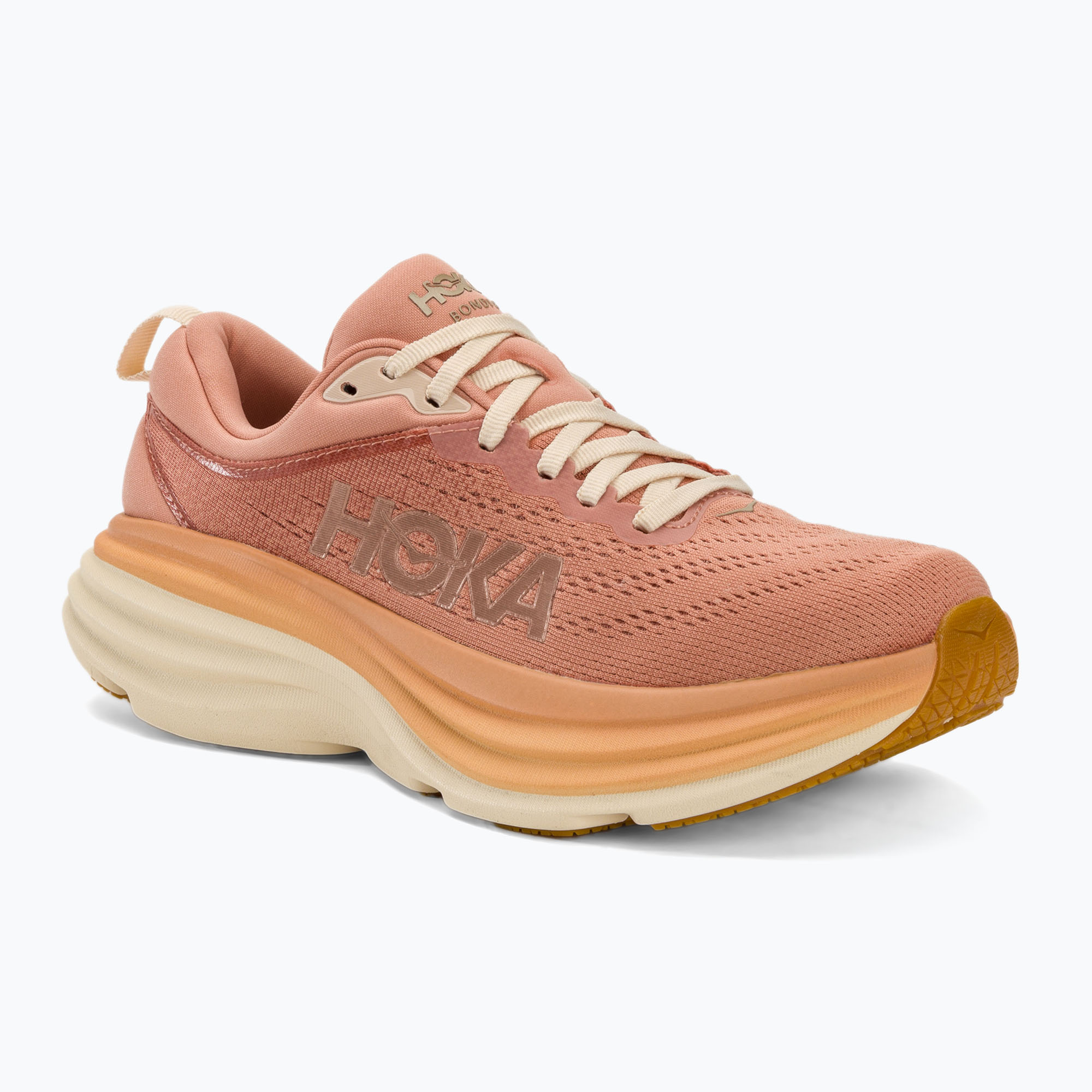 Buty do biegania damskie HOKA Bondi 8 sandstone/cream 