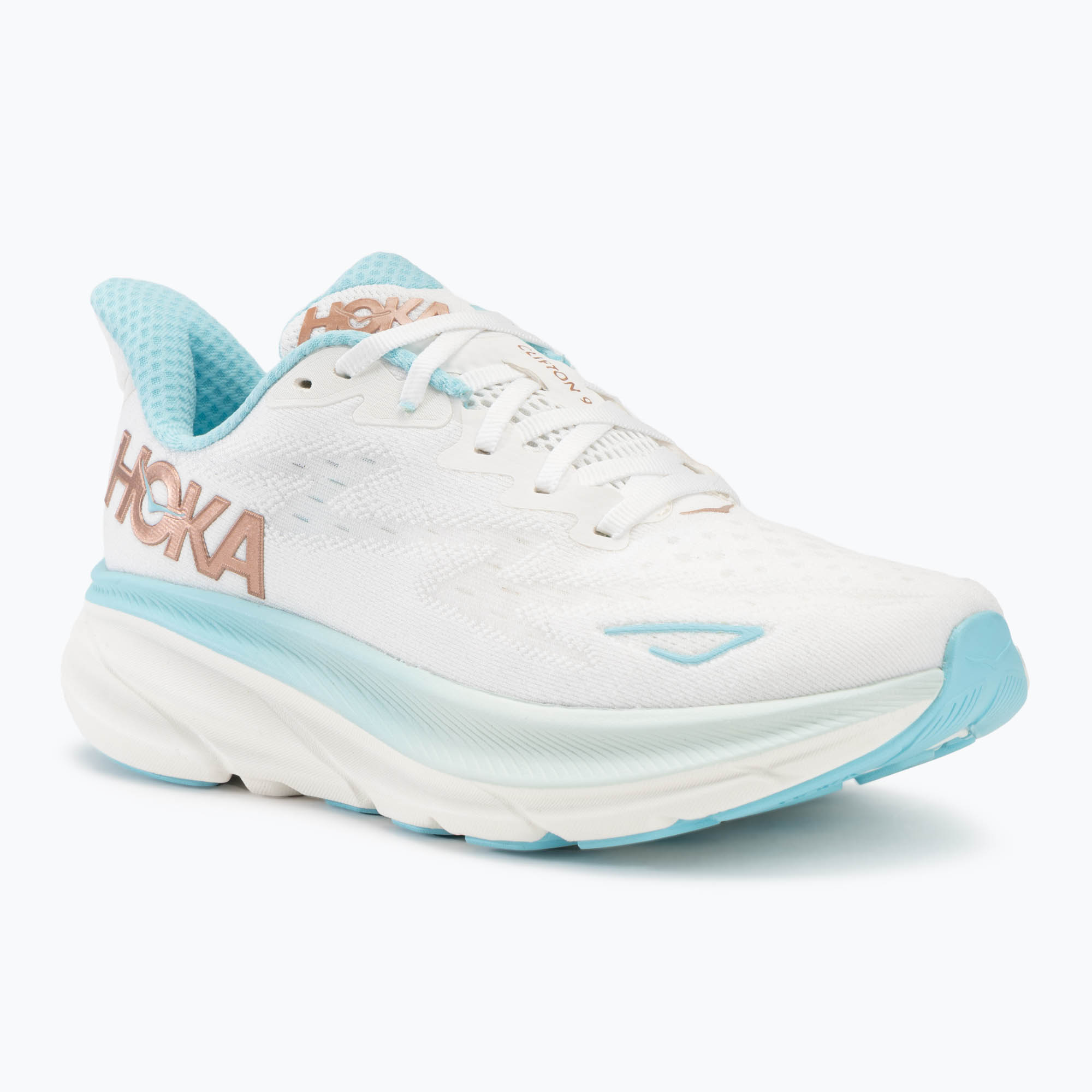 Buty do biegania damskie HOKA Clifton 9 frost/rose gold 
