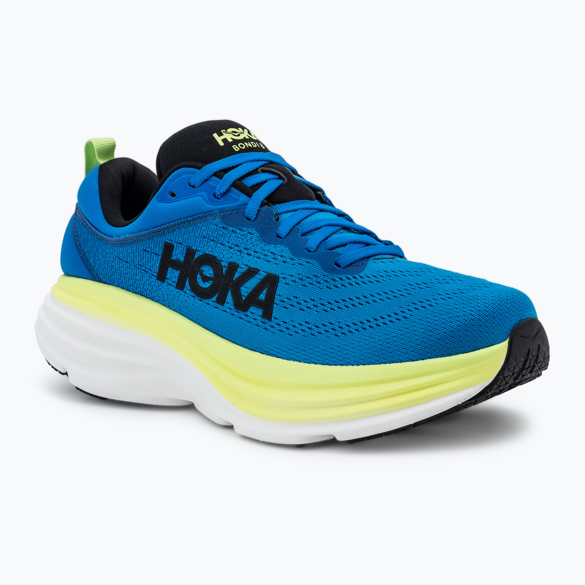 Buty do biegania męskie HOKA Bondi 8 Wide electric cobalt/lettuce | WYSYŁKA W 24H | 30 DNI NA ZWROT