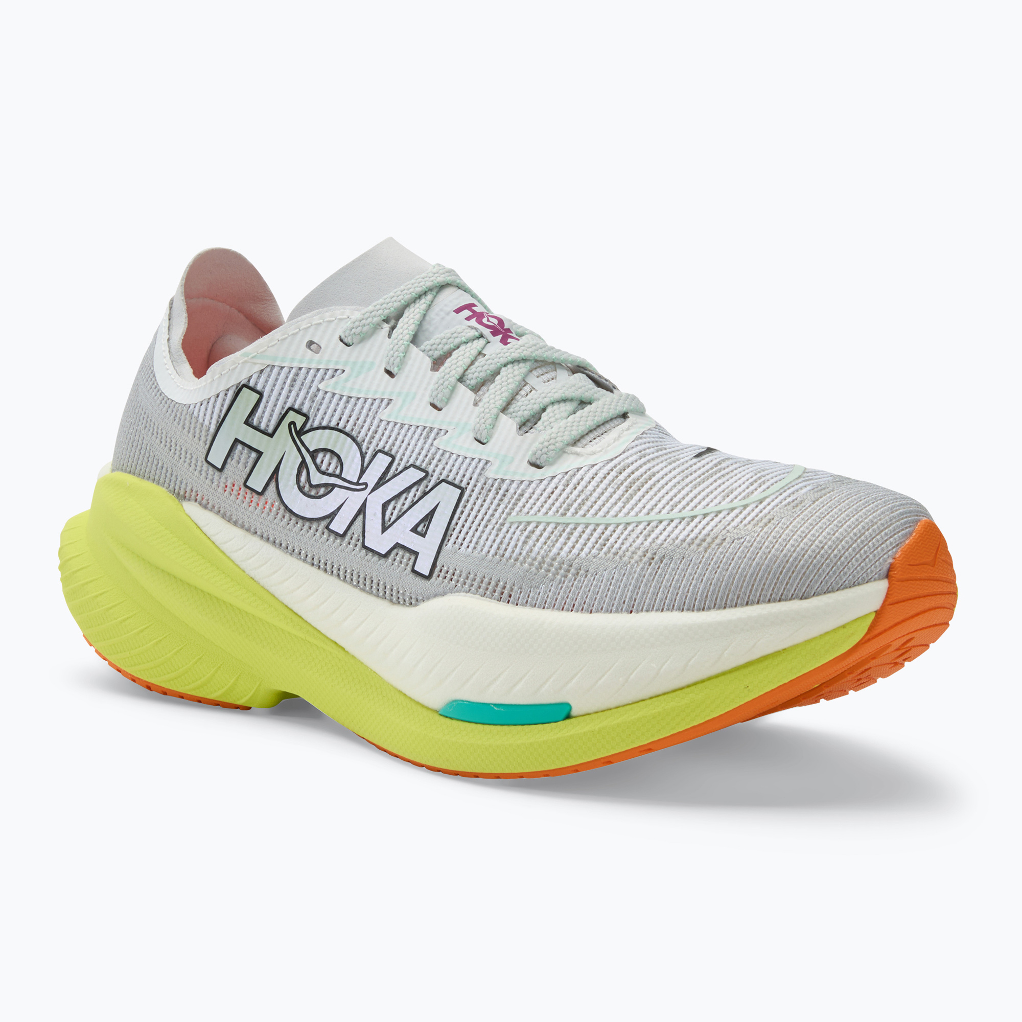 Buty do biegania męskie HOKA Mach X 2 frost/citrus 