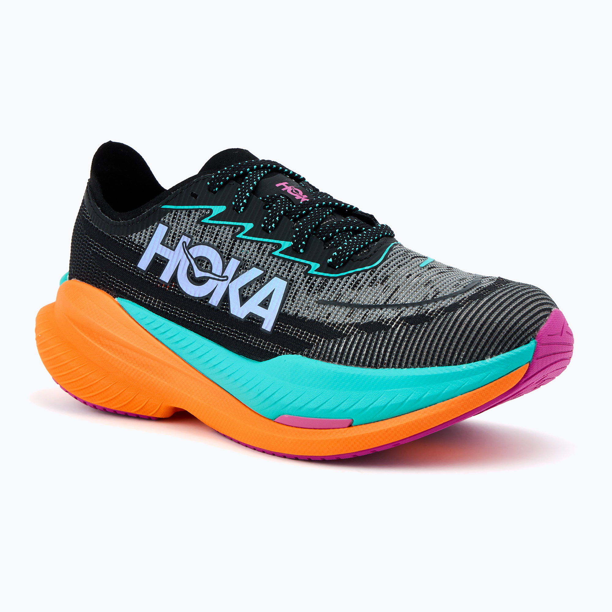 Buty do biegania damskie HOKA Mach X 2 black/electric aqua | WYSYŁKA W 24H | 30 DNI NA ZWROT