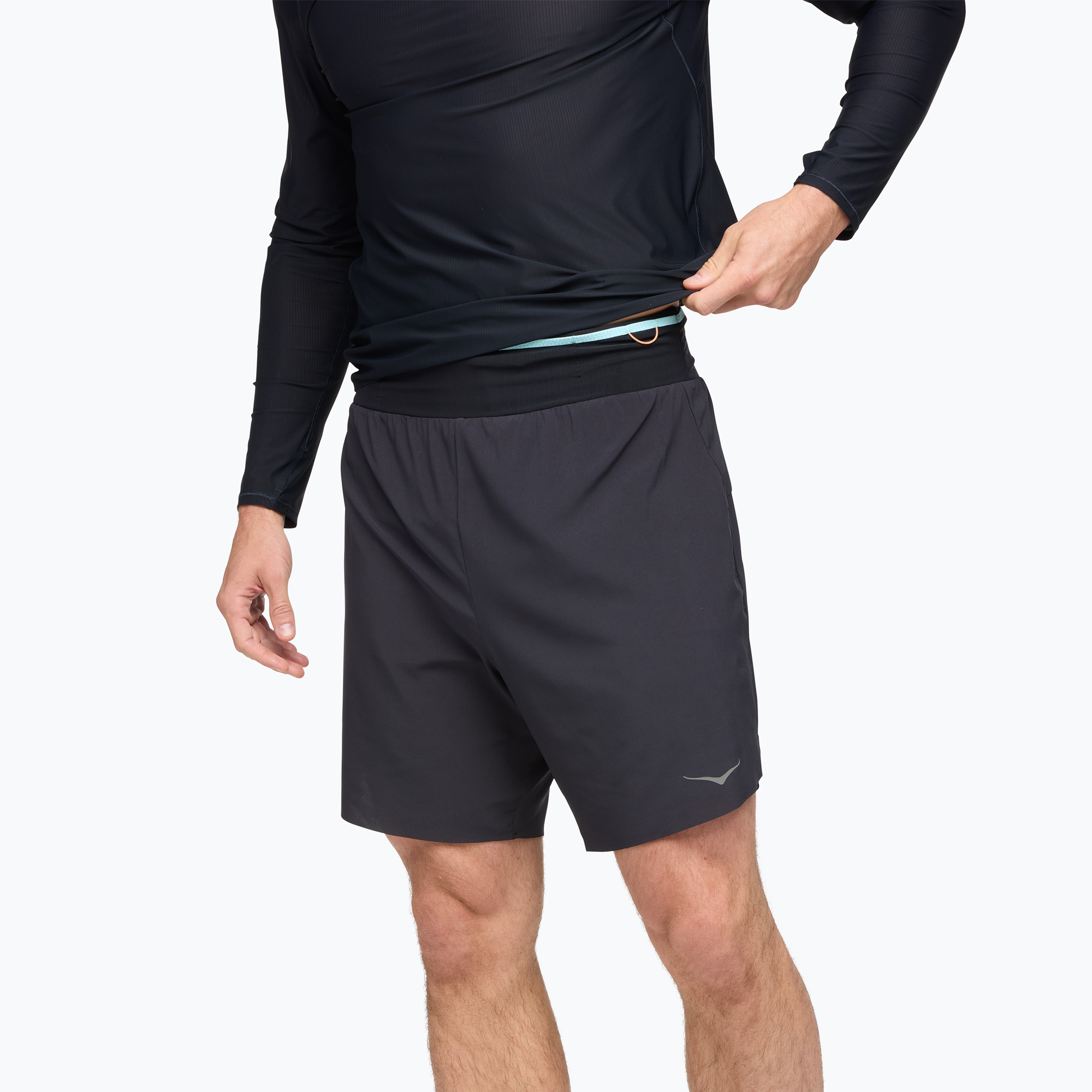 Spodenki do biegania męskie HOKA Skyglide black 