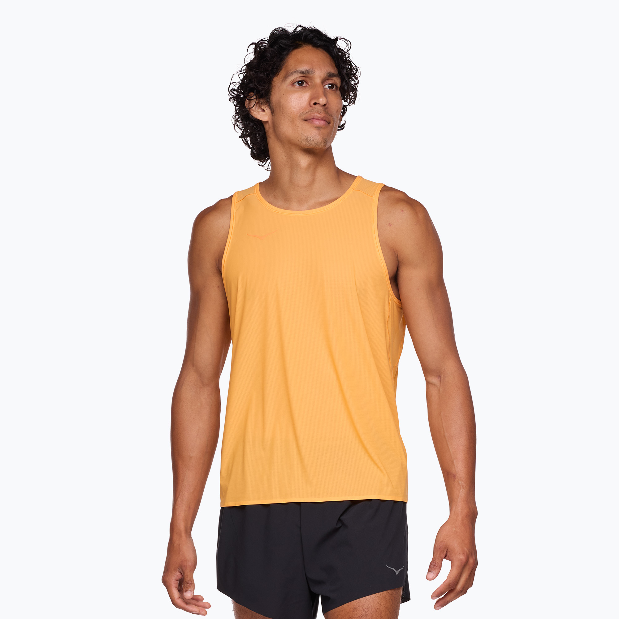 Tank top do biegania męski HOKA Airolite Run Tank solar flare | WYSYŁKA W 24H | 30 DNI NA ZWROT