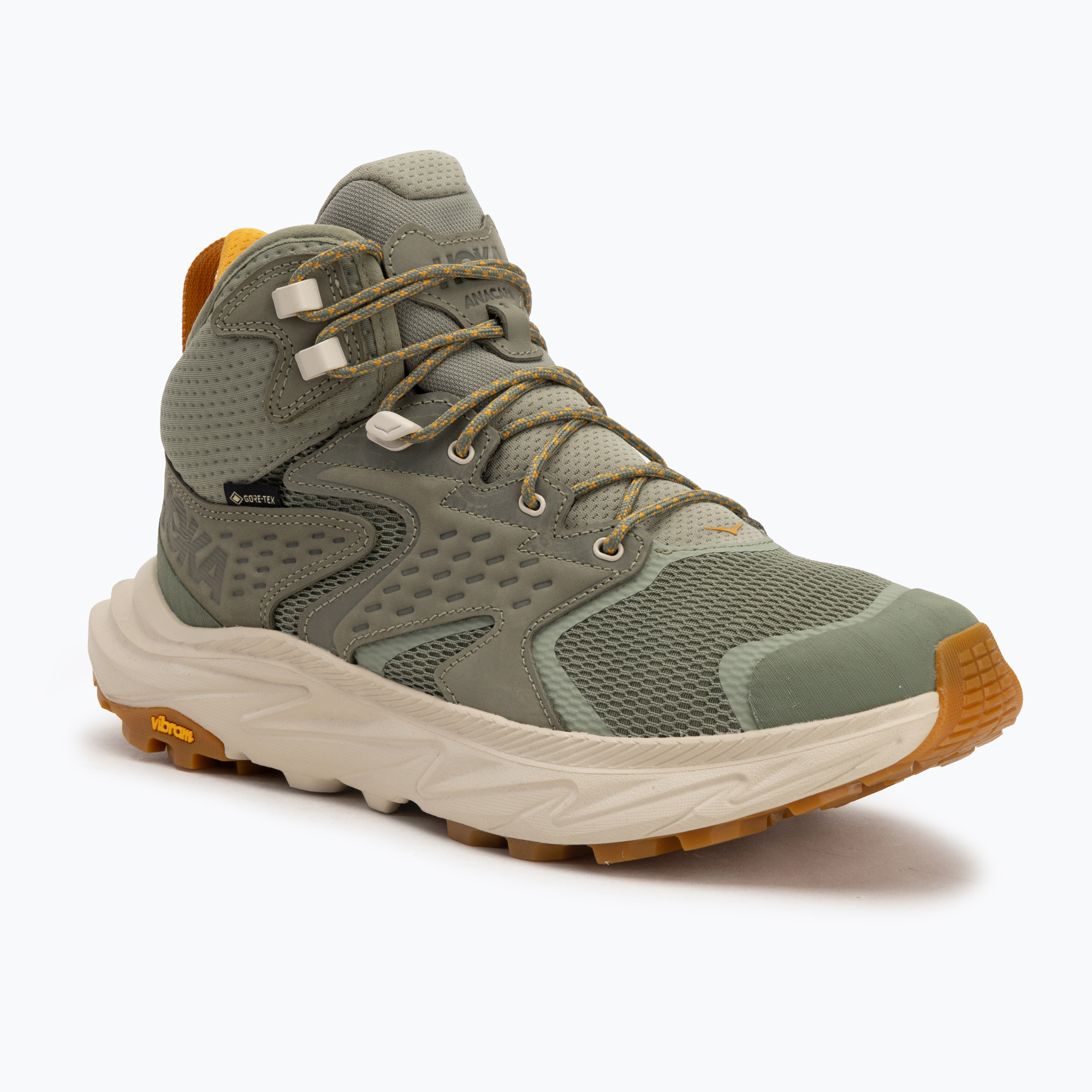Buty turystyczne męskie HOKA Anacapa 2 Mid GTX sea moss/oat milk 