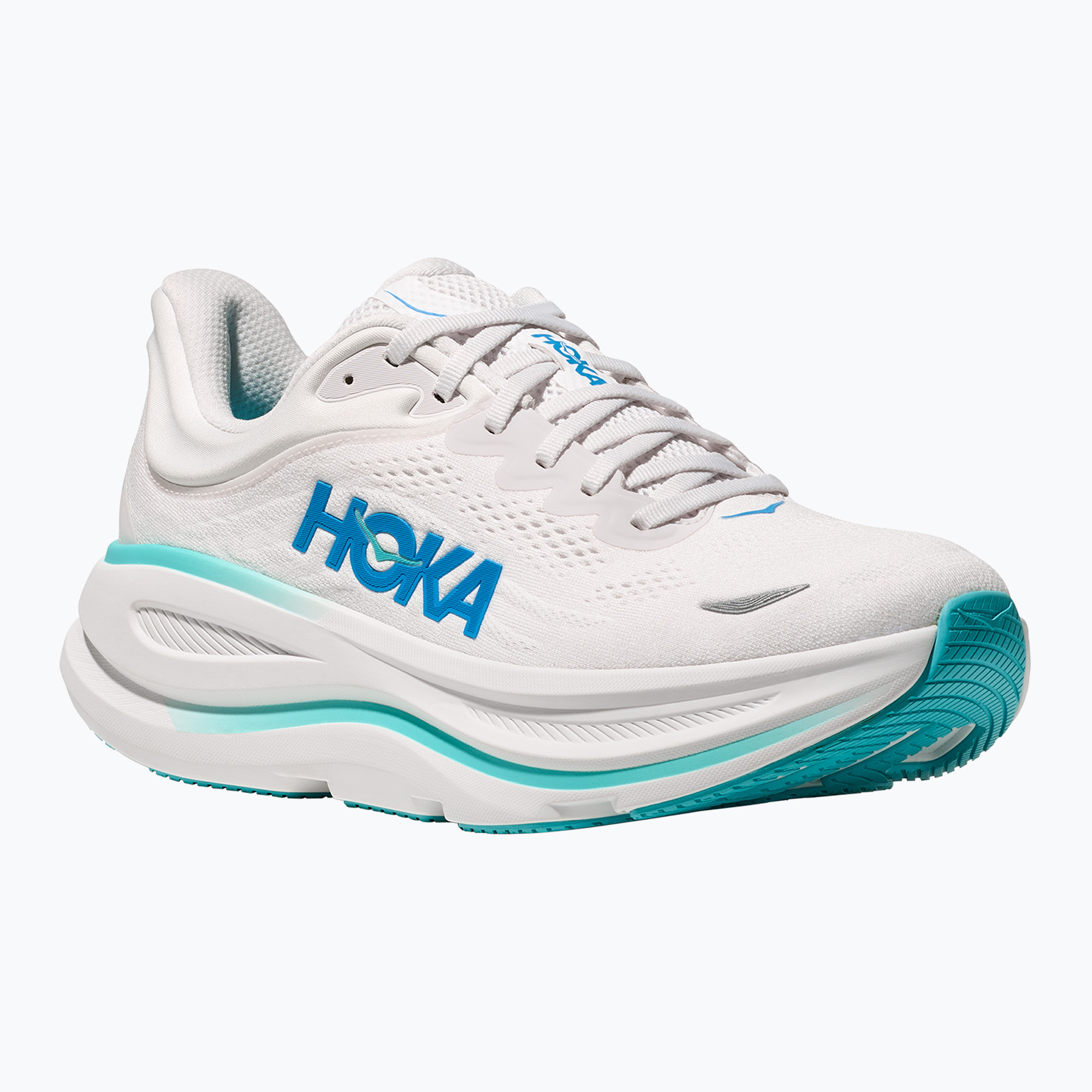 Buty do biegania męskie HOKA Bondi 9 white/hoka blue 