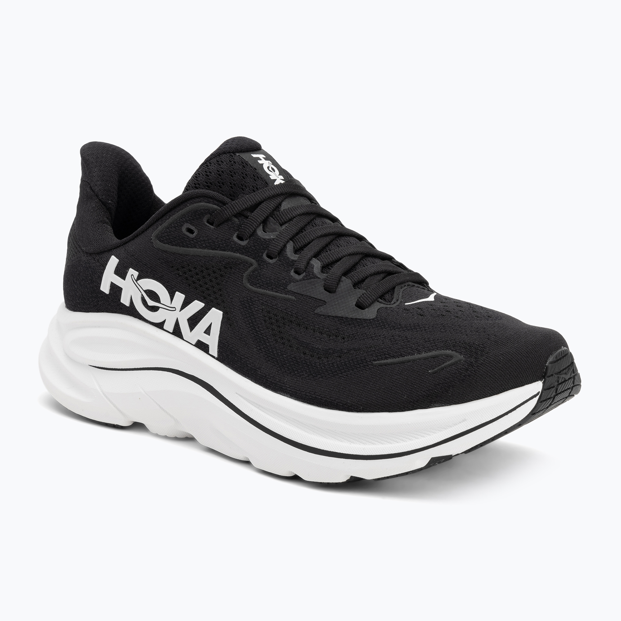 Buty do biegania damskie HOKA Clifton 10 Wide black/white 