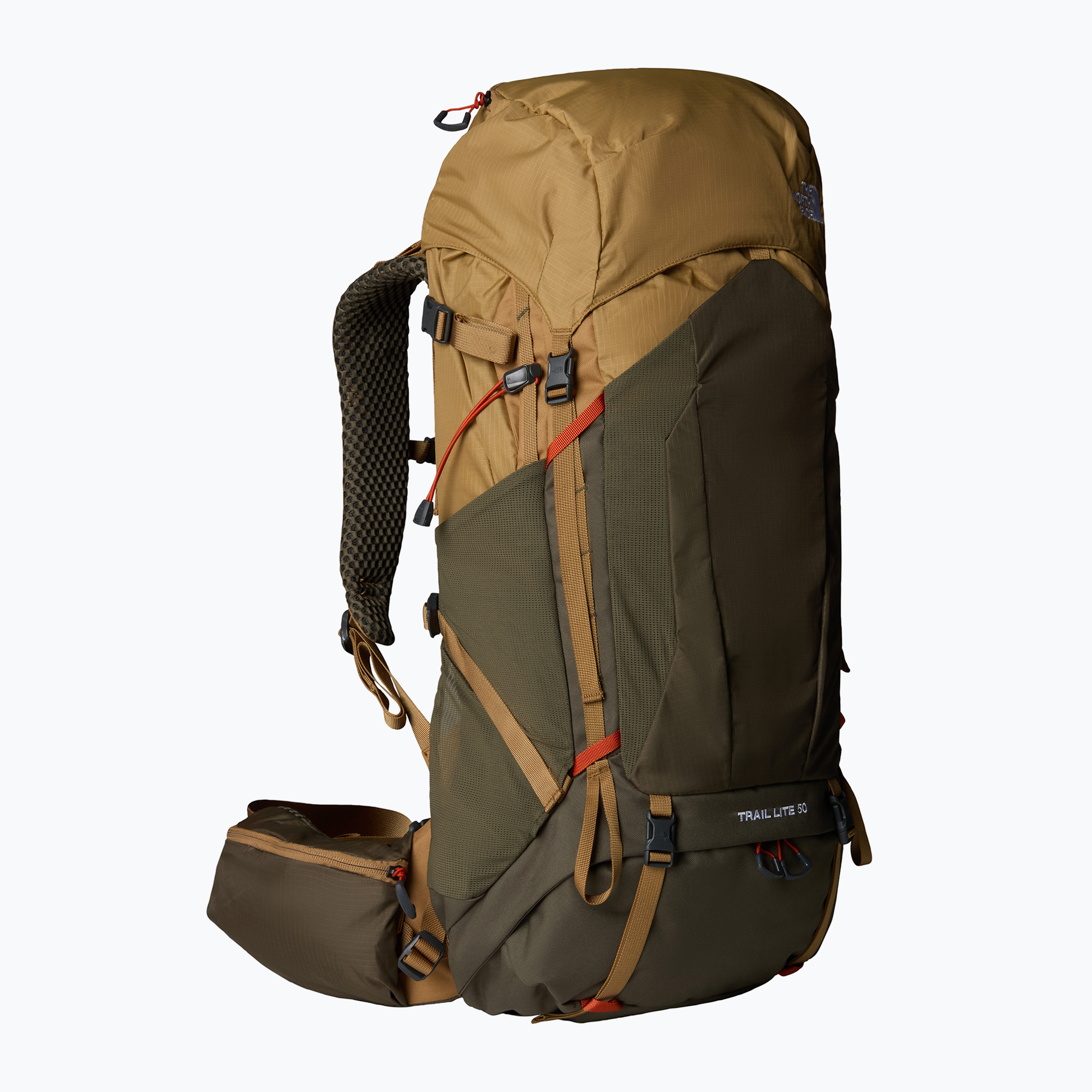 Plecak turystyczny The North Face Trail Lite 53 l utility brown/new taupe green | WYSYŁKA W 24H | 30 DNI NA ZWROT