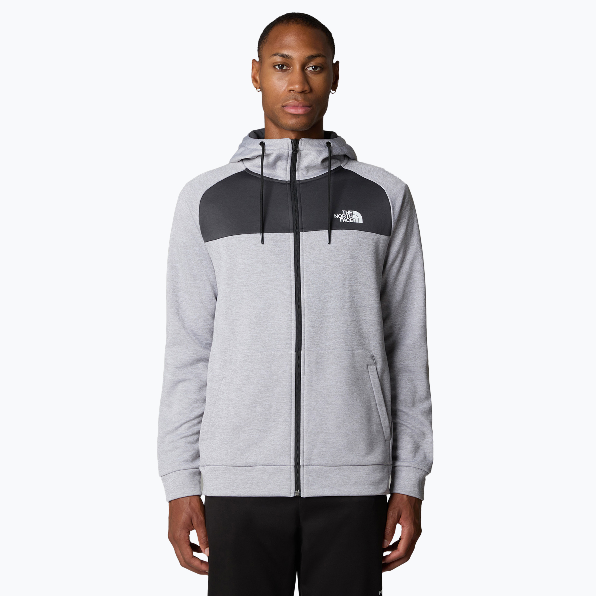 Bluza męska The North Face Reaxion Fleece light grey heather/ asphalt grey | WYSYŁKA W 24H | 30 DNI NA ZWROT