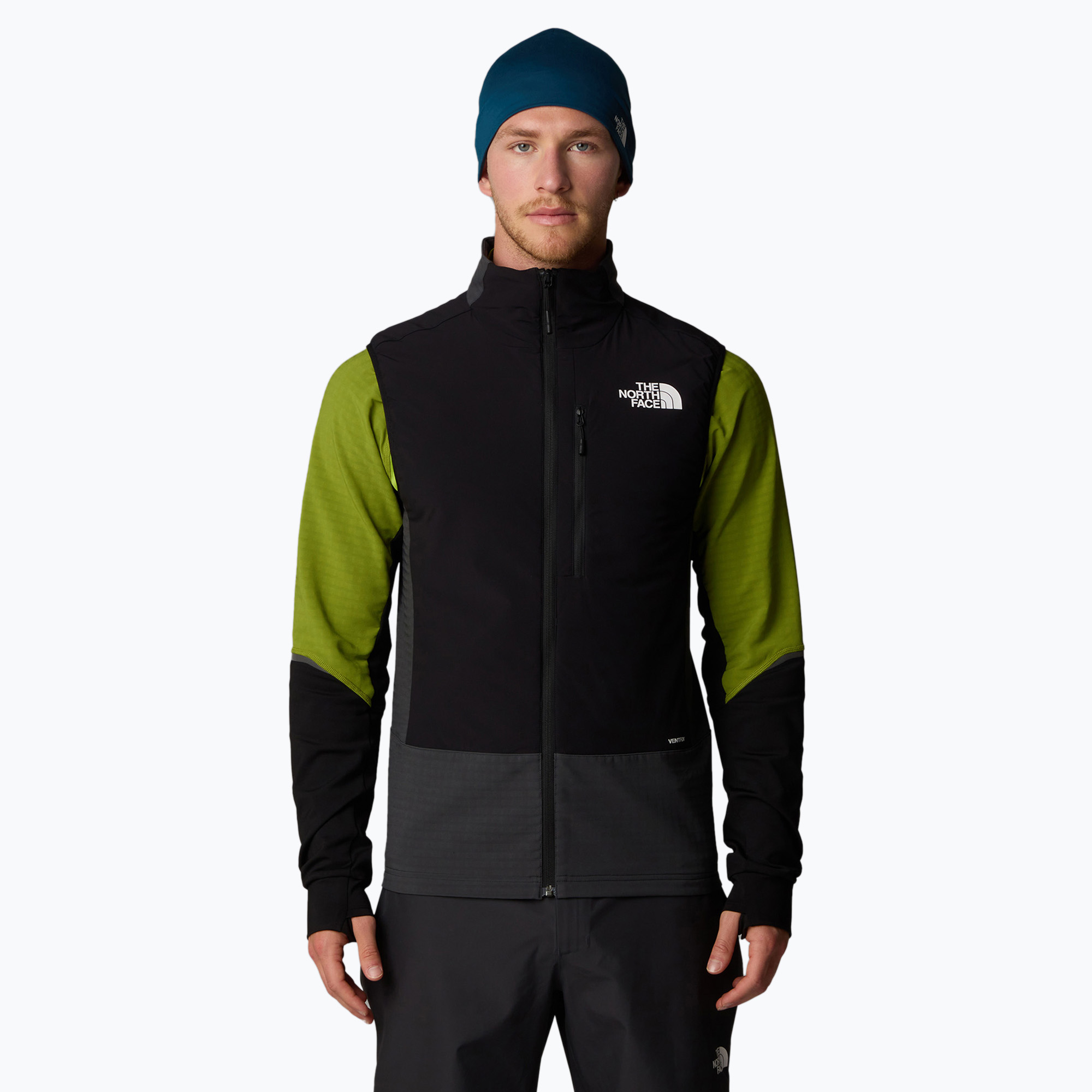 Bezrękawnik trekkingowy męski The North Face Elixir Hybrid Ventrix NF0A87H44JK1 asphalt grey/black | WYSYŁKA W 24H | 30 DNI NA ZWROT