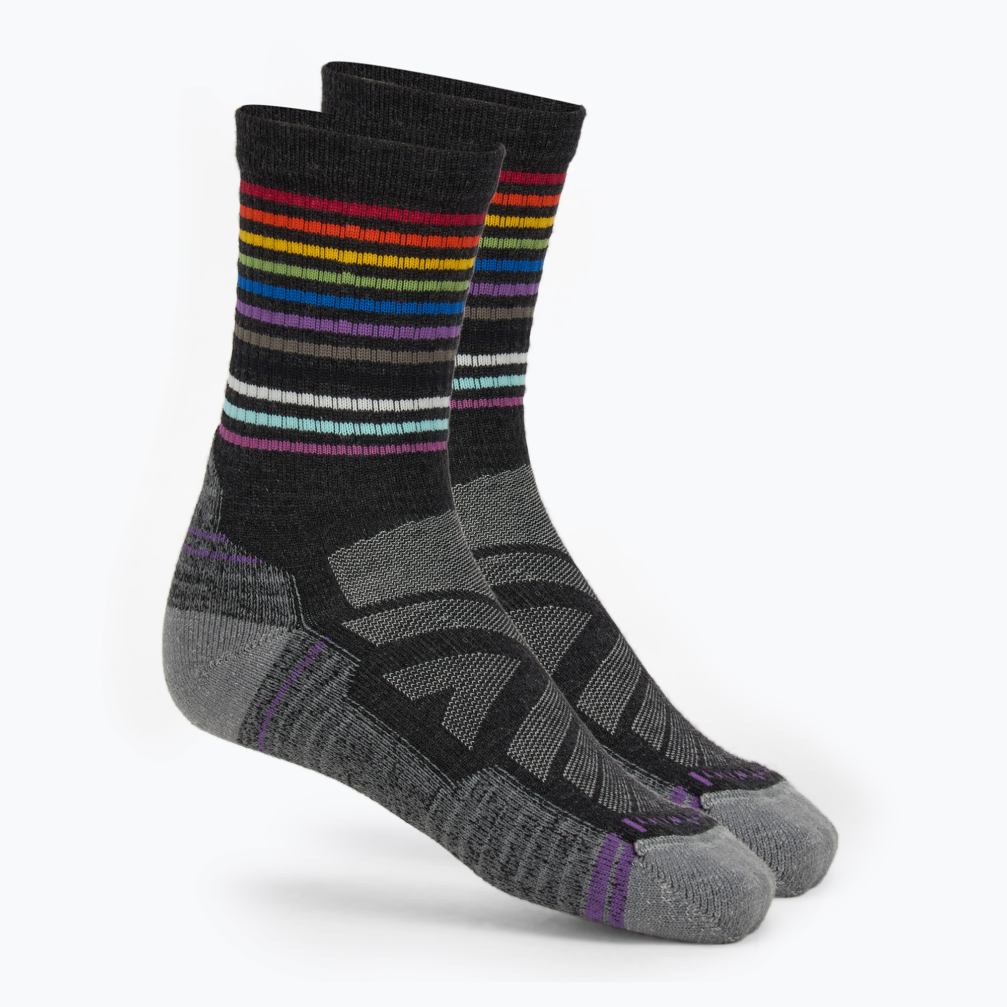 Skarpety Smartwool Hike Light Cushion Pride Crew charcoal | WYSYŁKA W 24H | 30 DNI NA ZWROT