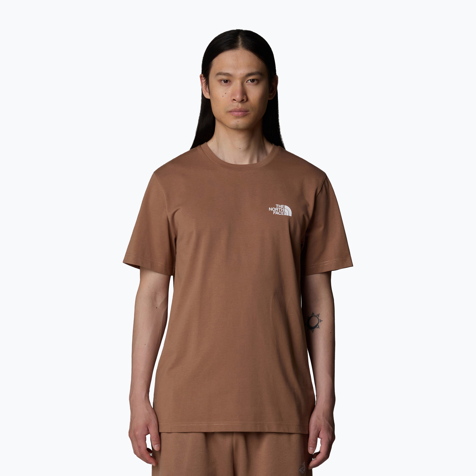 Koszulka męska The North Face Simple Dome Tee latte | WYSYŁKA W 24H | 30 DNI NA ZWROT