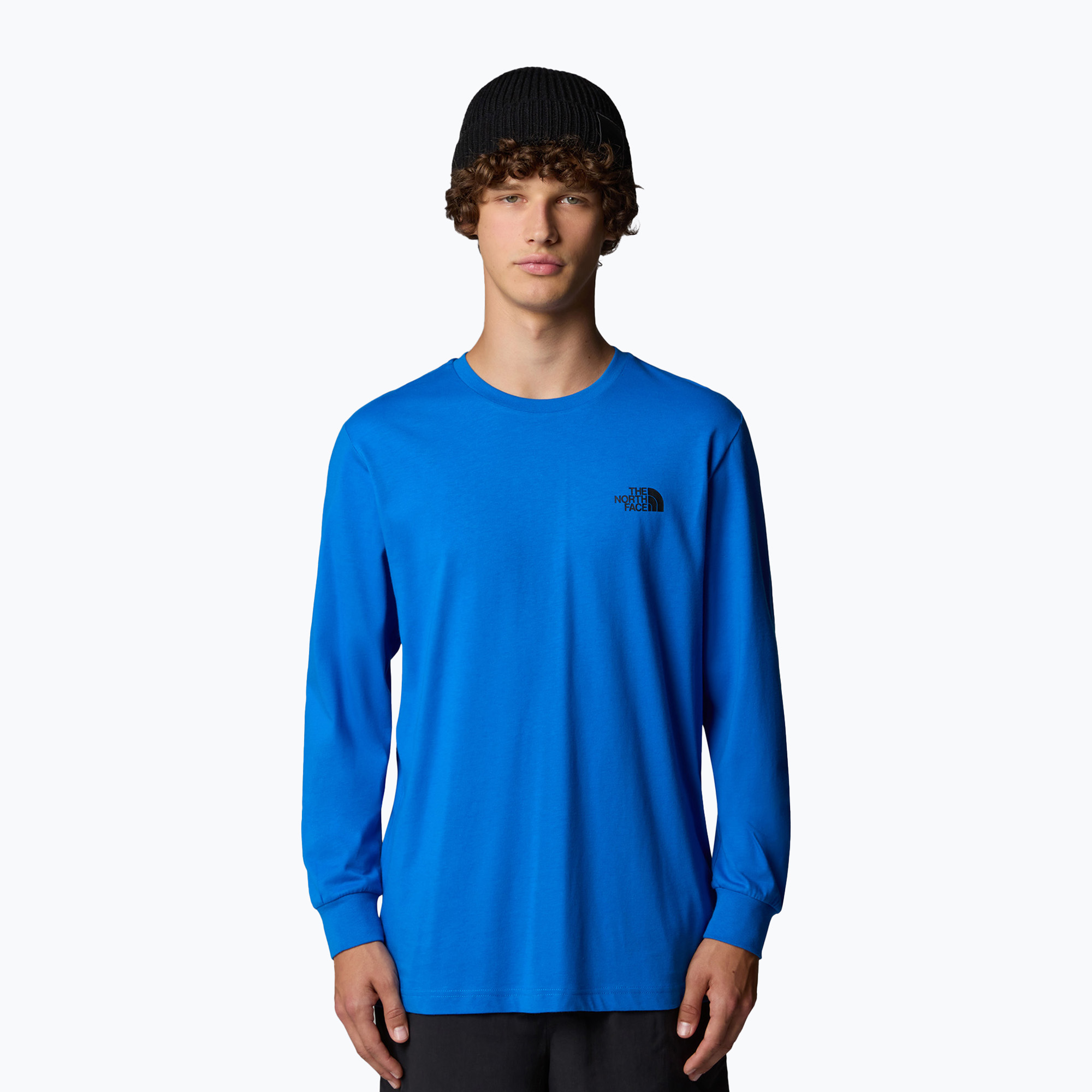 Longsleeve męski The North Face Box Nse Tee heroblue/tnfblk | WYSYŁKA W 24H | 30 DNI NA ZWROT