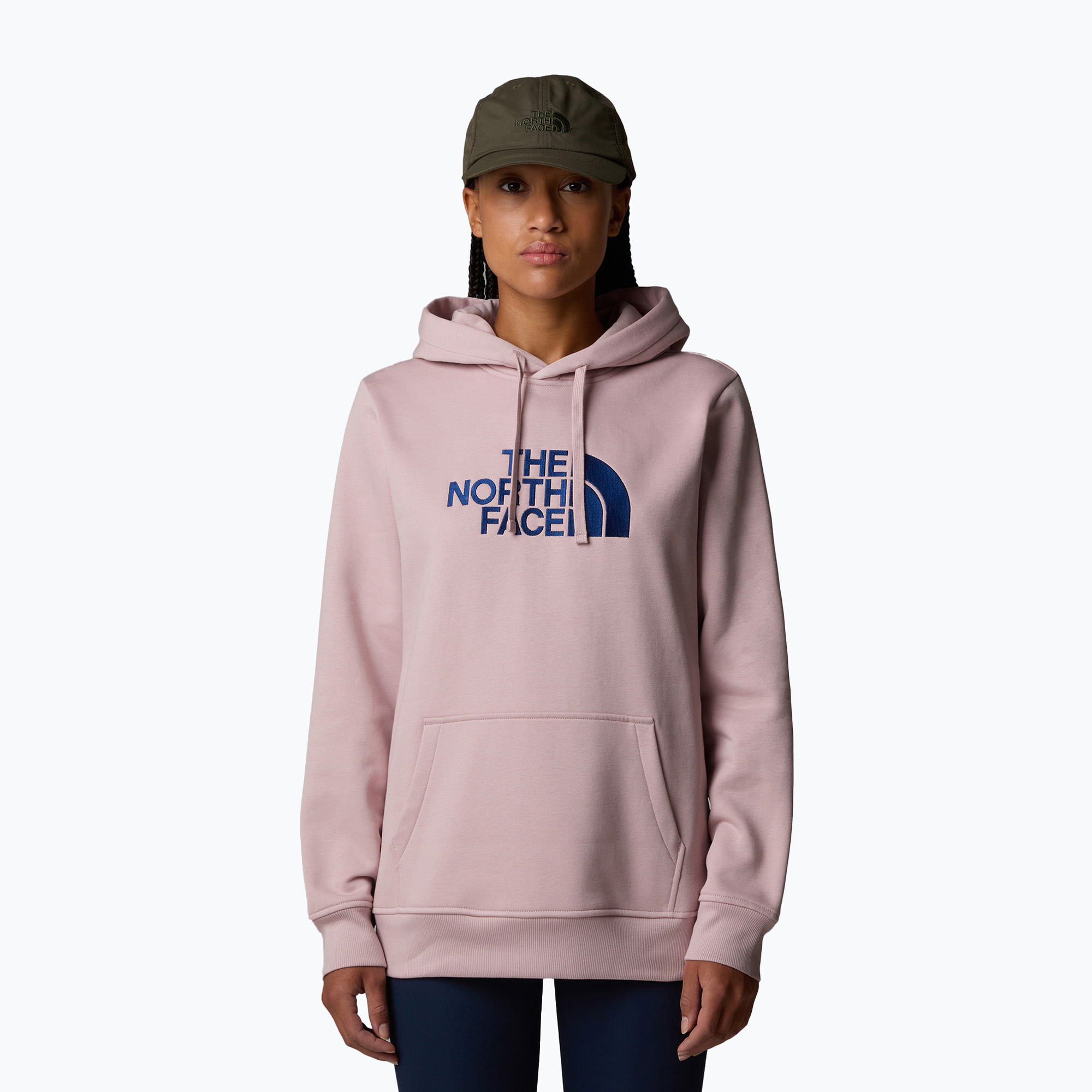 Bluza damska The North Face Drew Peak Pullover Hoodie metal pink/estate blue | WYSYŁKA W 24H | 30 DNI NA ZWROT