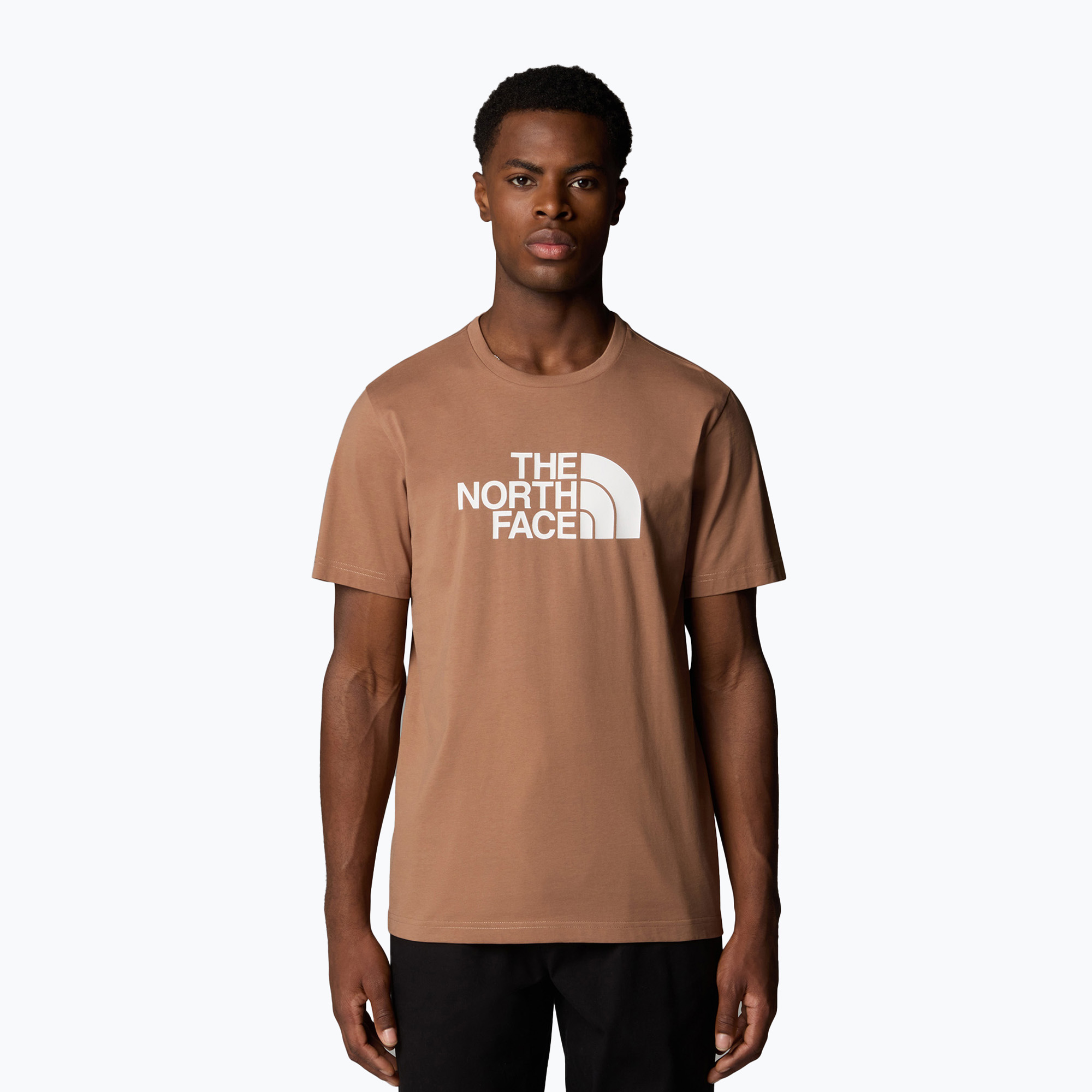 Koszulka męska The North Face Easy latte/tnf white | WYSYŁKA W 24H | 30 DNI NA ZWROT