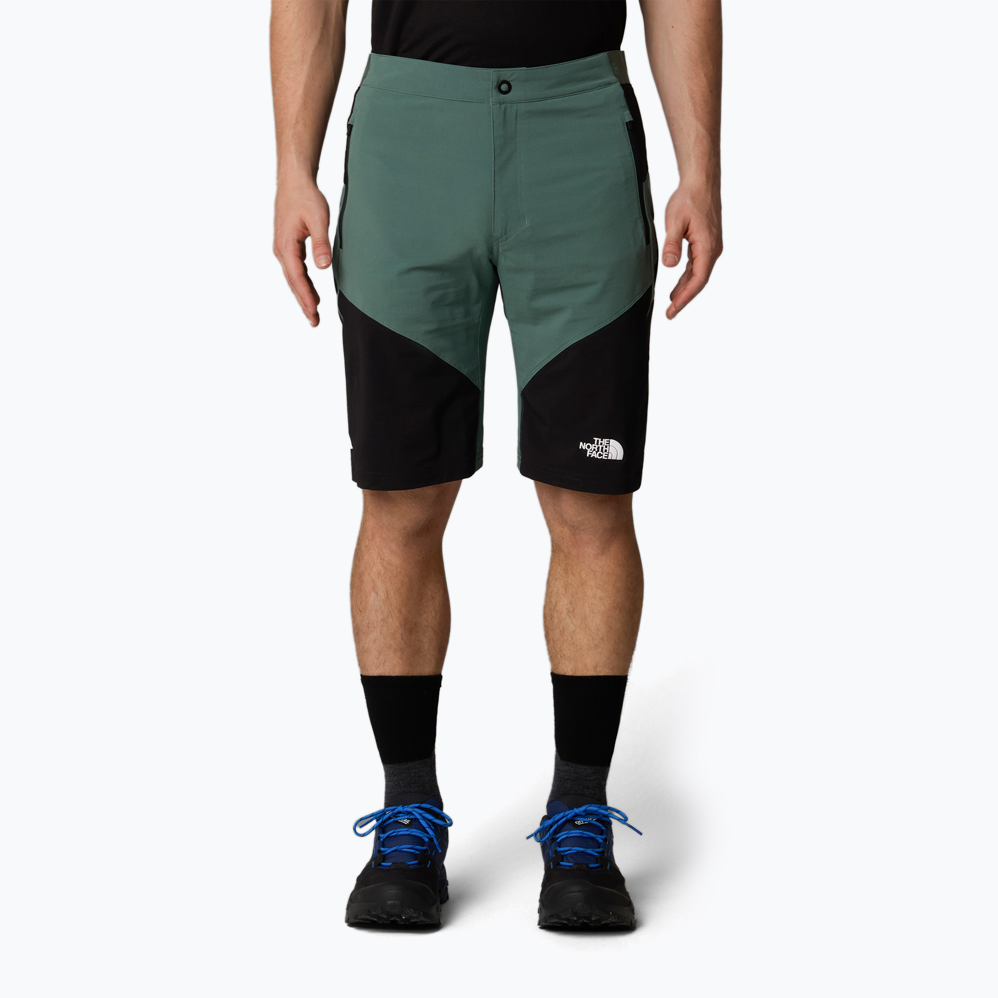 Spodenki trekkingowe męskie The North Face Felik Slim Tapered Short duck green/tnf black | WYSYŁKA W 24H | 30 DNI NA ZWROT