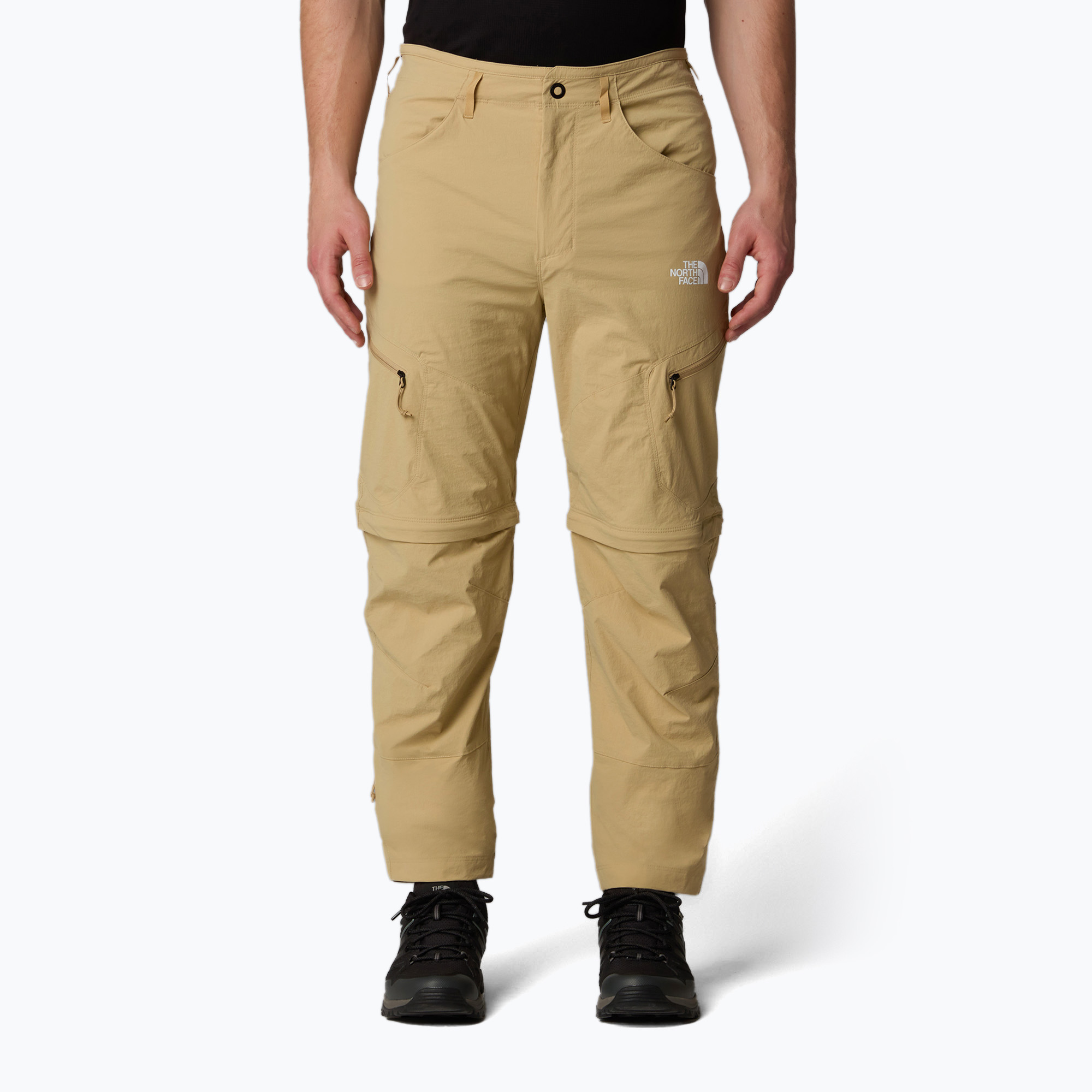 Spodnie trekkingowe męskie The North Face Exploration Conv Reg Tapered khaki stone | WYSYŁKA W 24H | 30 DNI NA ZWROT