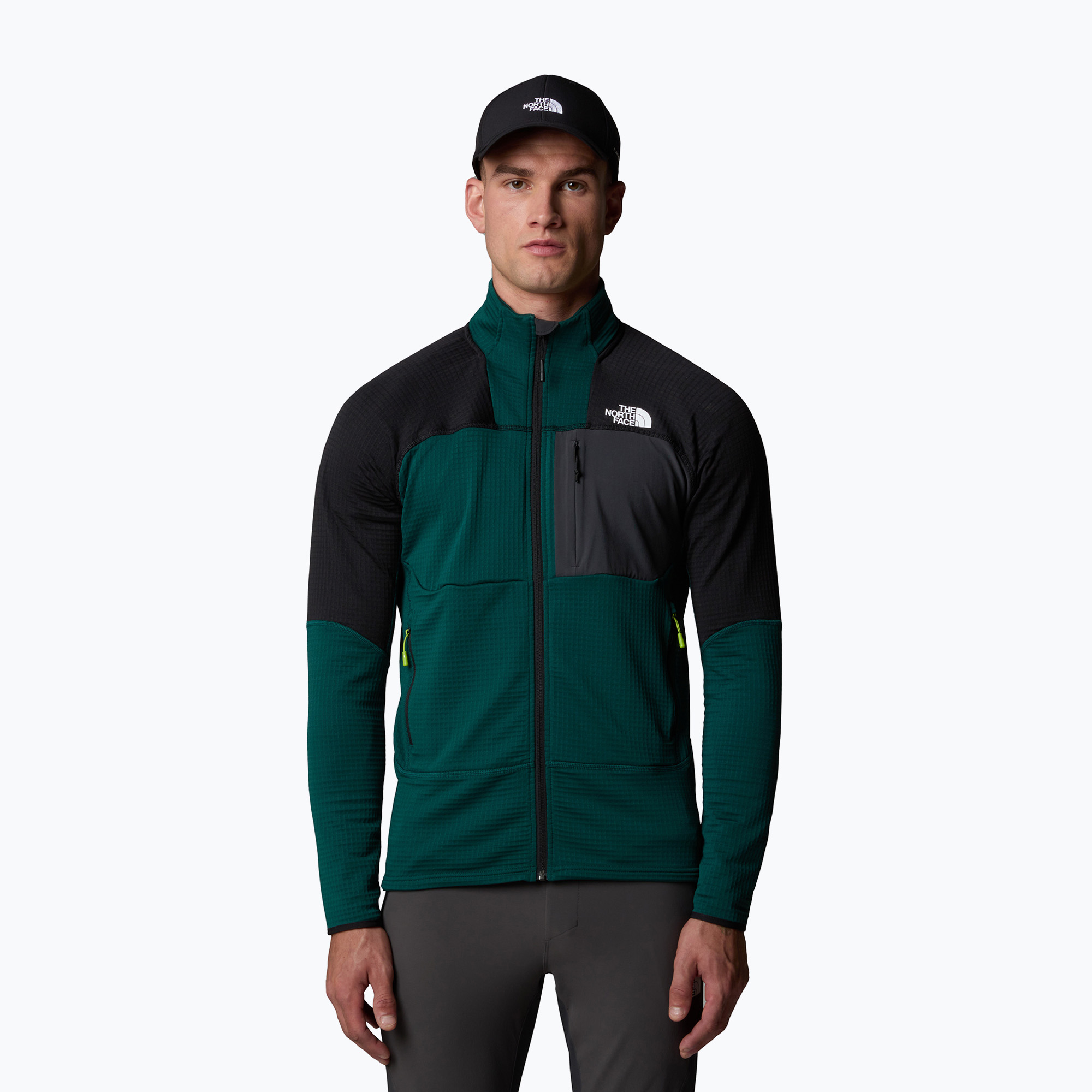 Bluza trekkingowa męska The North Face Stormgap Powergrid deep nori/tnf black | WYSYŁKA W 24H | 30 DNI NA ZWROT