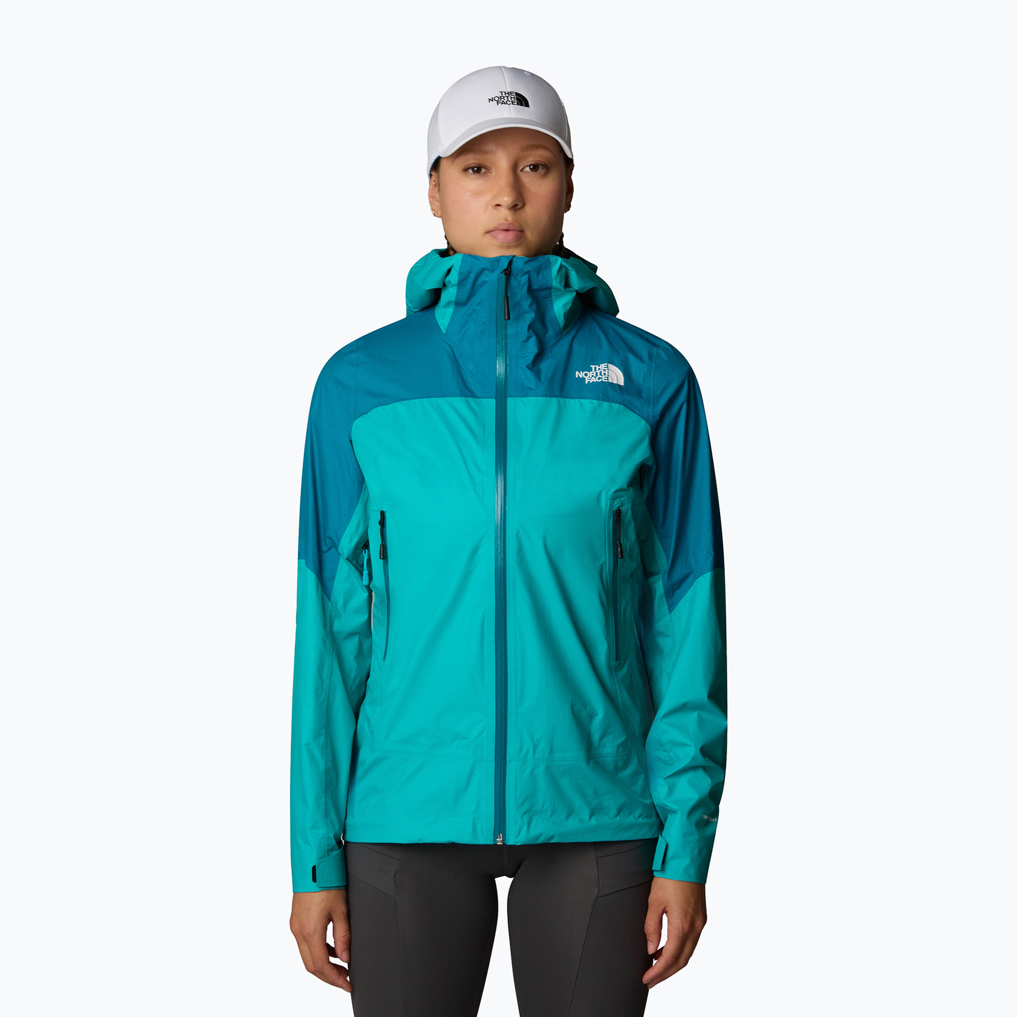 Kurtka przeciwdeszczowa damska The North Face Signal 2.5L Dryvent galactic blue/deep teal | WYSYŁKA W 24H | 30 DNI NA ZWROT