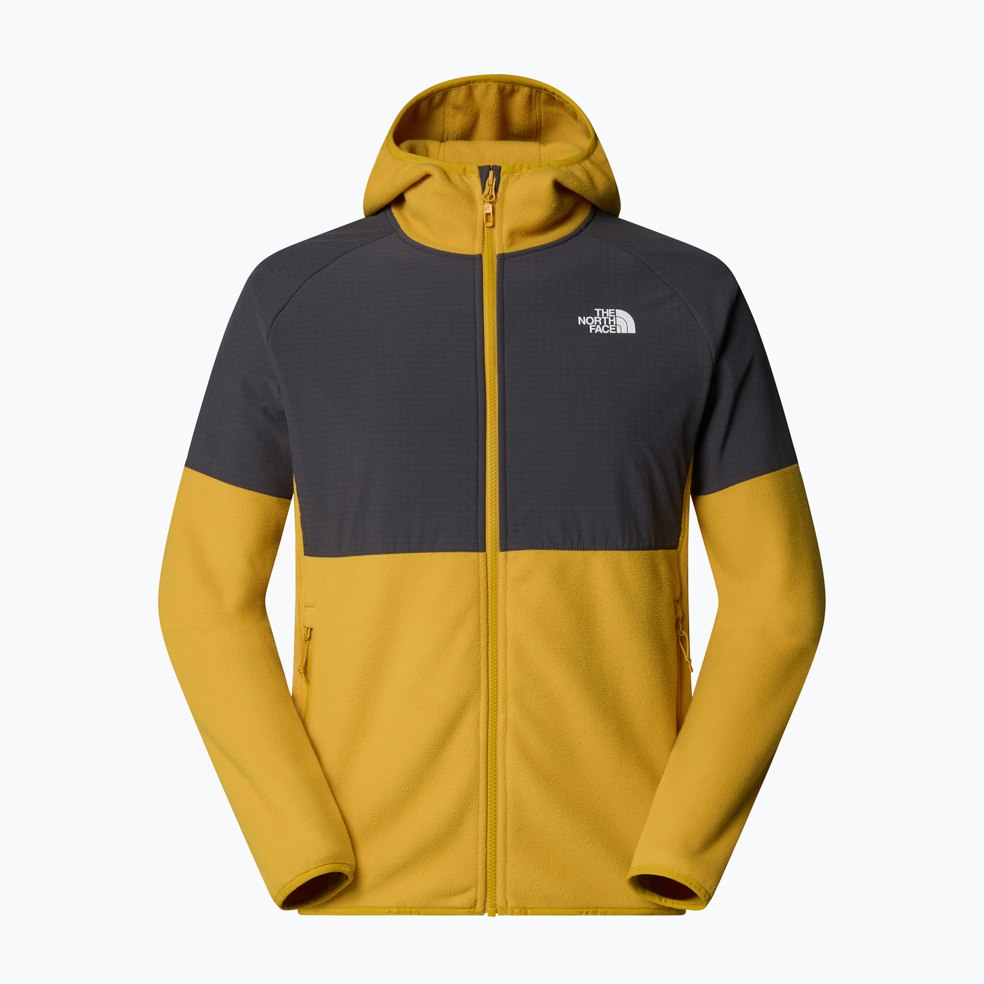 Bluza męska The North Face Glacier Heavyweight Full Zip HD turmeric/asphalt grey | WYSYŁKA W 24H | 30 DNI NA ZWROT