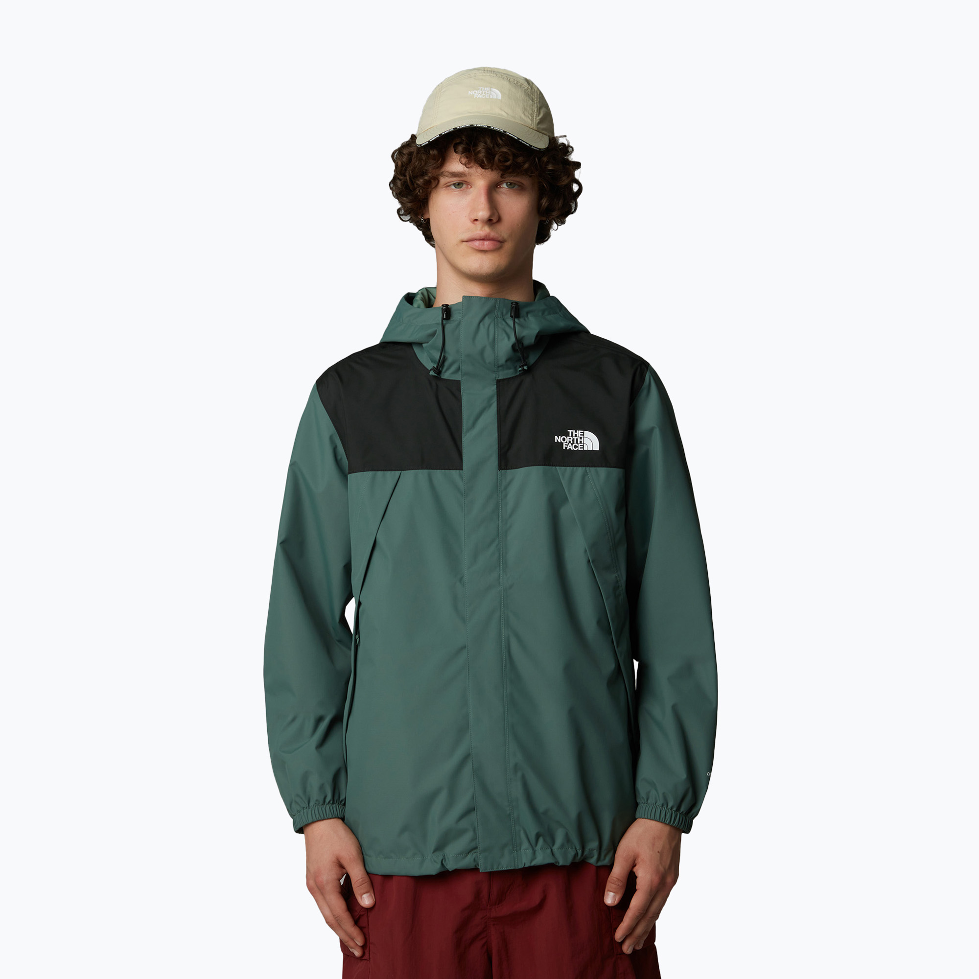 Kurtka przeciwdeszczowa męska The North Face Antora duck green/tnf black | WYSYŁKA W 24H | 30 DNI NA ZWROT