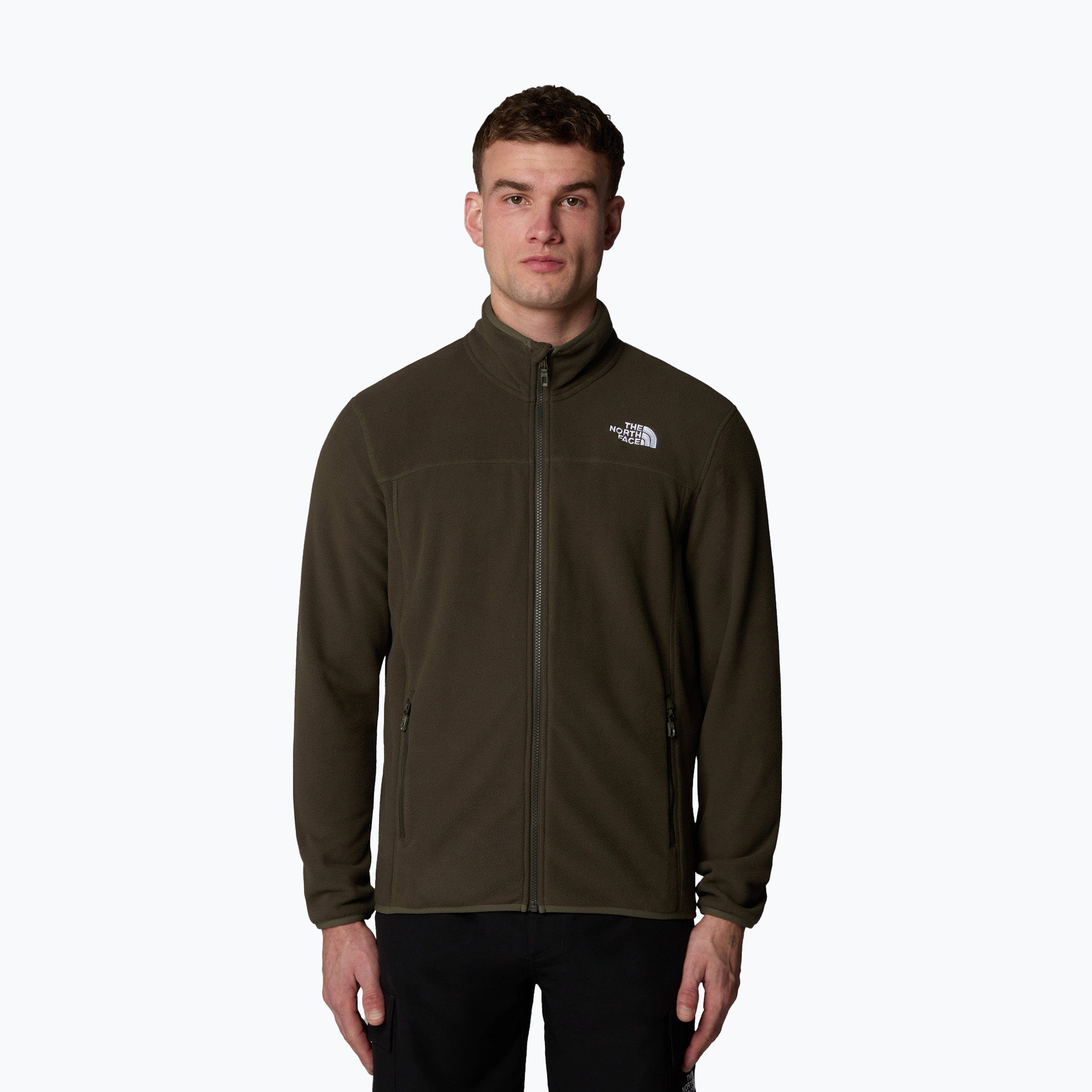 Bluza męska The North Face 100 Glacier Full Zip new taupe green | WYSYŁKA W 24H | 30 DNI NA ZWROT