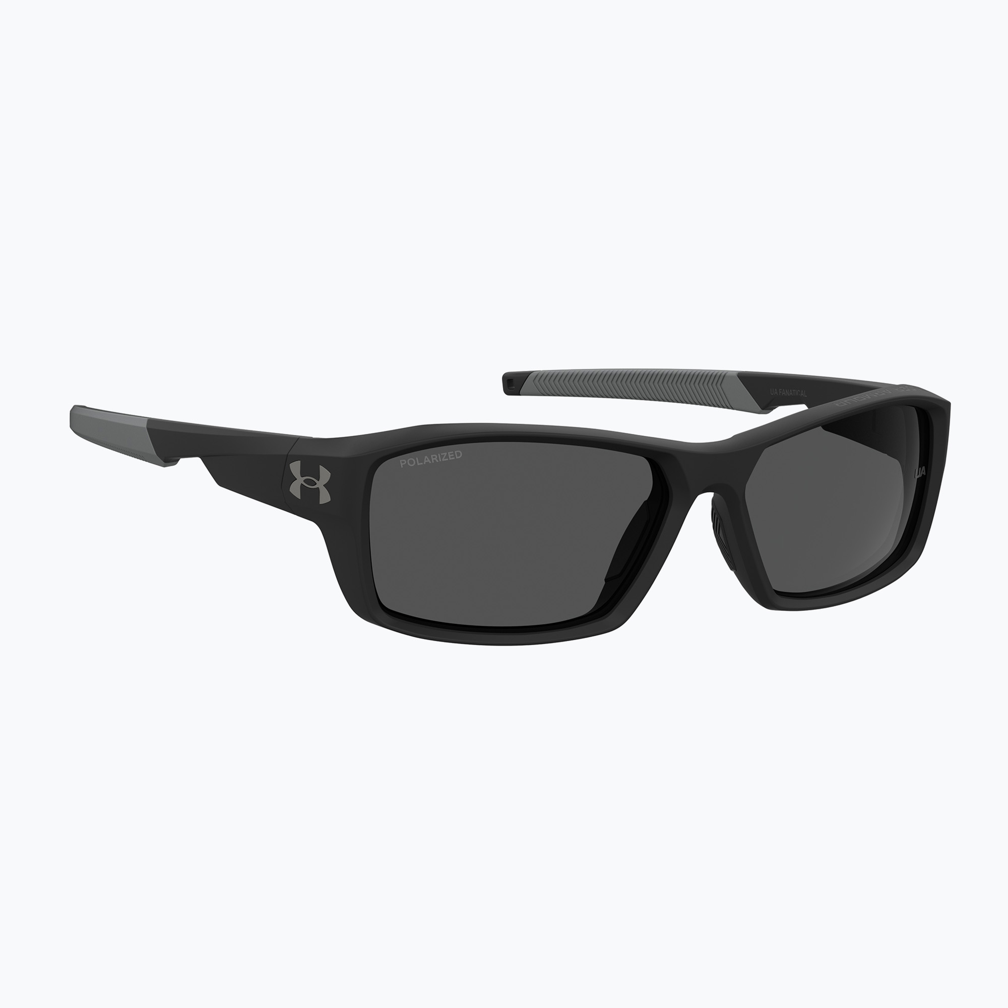 Okulary przeciwsłoneczne męskie Under Armour Fanatical S3 matte black/grey polarized 