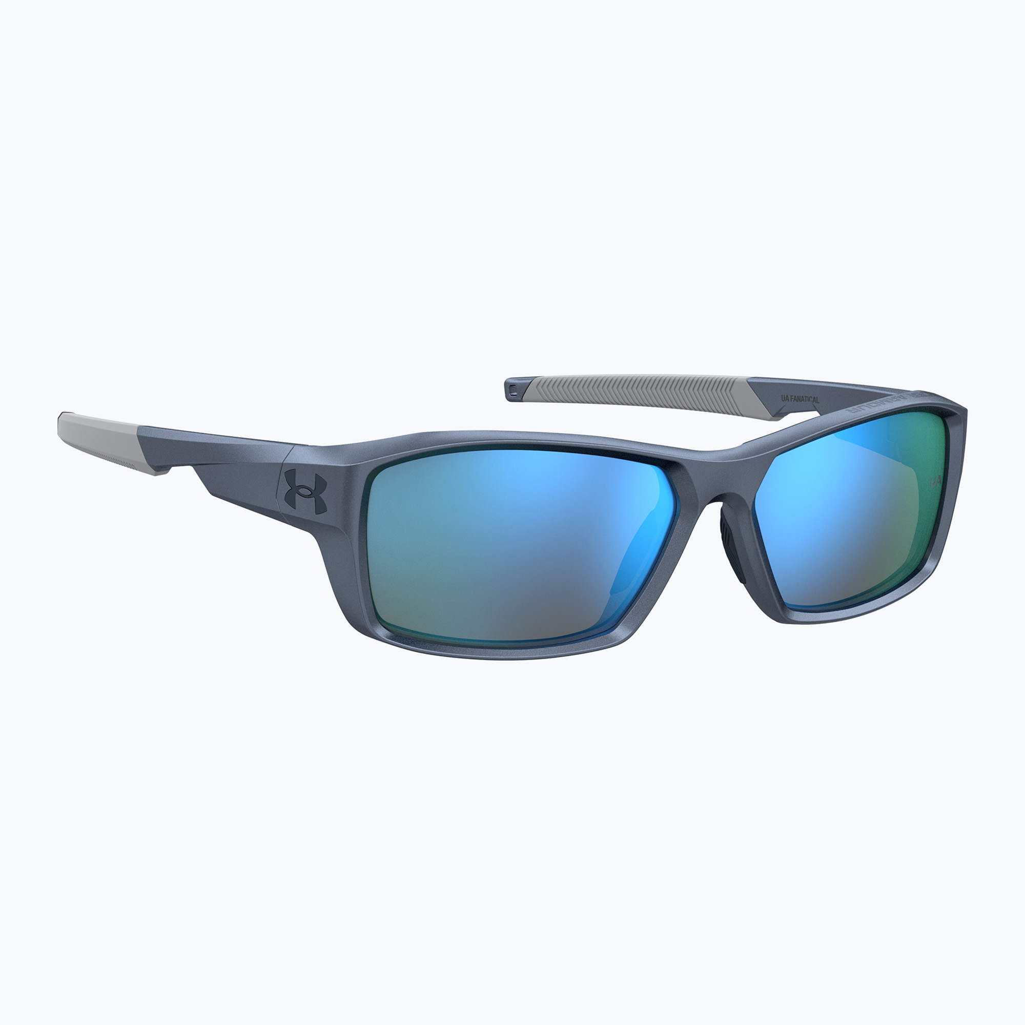 Okulary przeciwsłoneczne męskie Under Armour Fanatical S3 grey blue/blue multilayer 
