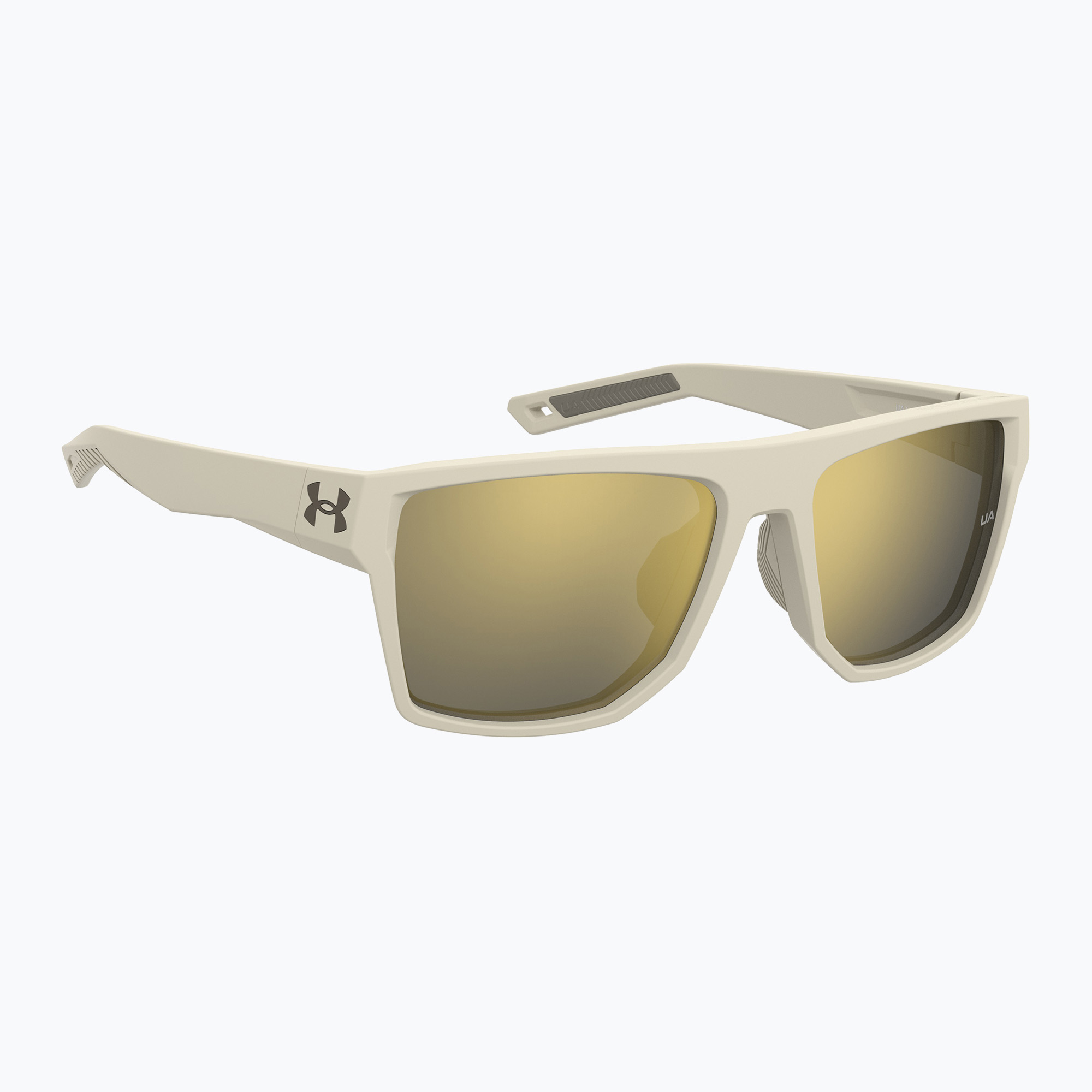 Okulary przeciwsłoneczne męskie Under Armour Launch 2/G S3 khaki/gold mirror 
