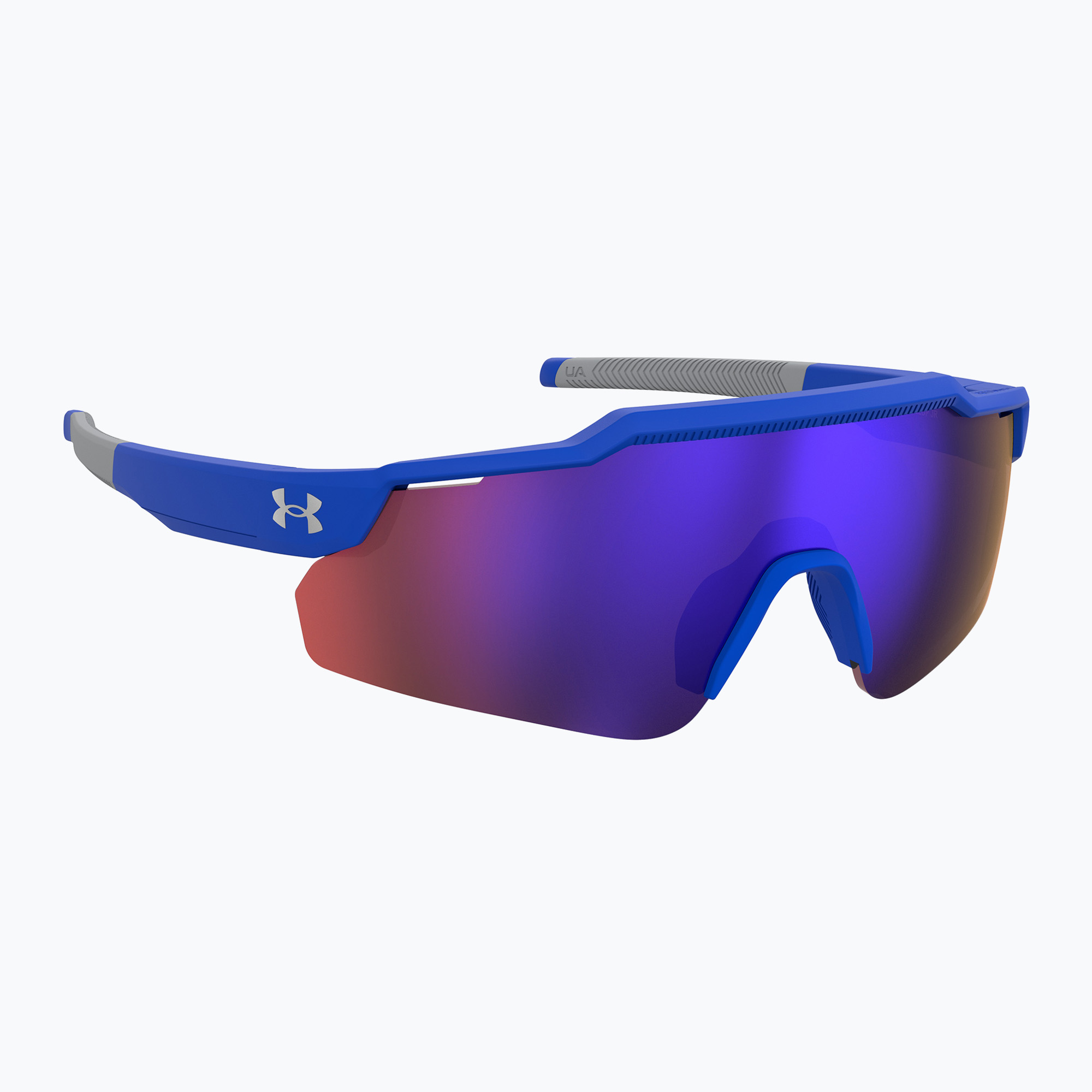 Okulary przeciwsłoneczne dziecięce Under Armour Levelup Jr S3 matte blue grey/infrared 