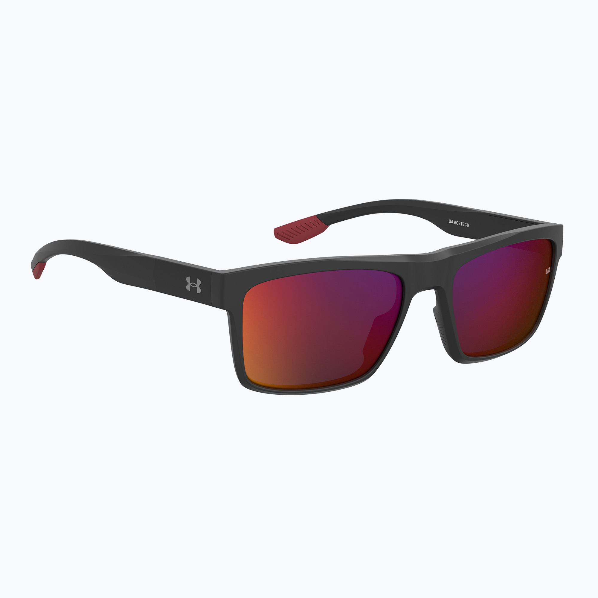 Okulary przeciwsłoneczne Under Armour Acetech S3 matte black red/grey infrared 