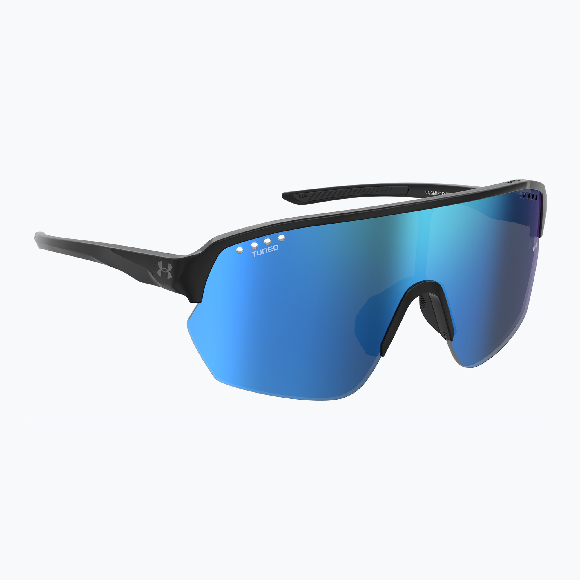 Okulary przeciwsłoneczne Under Armour Gamedat II/G S3 black blue/blue multilayer oleophobic 