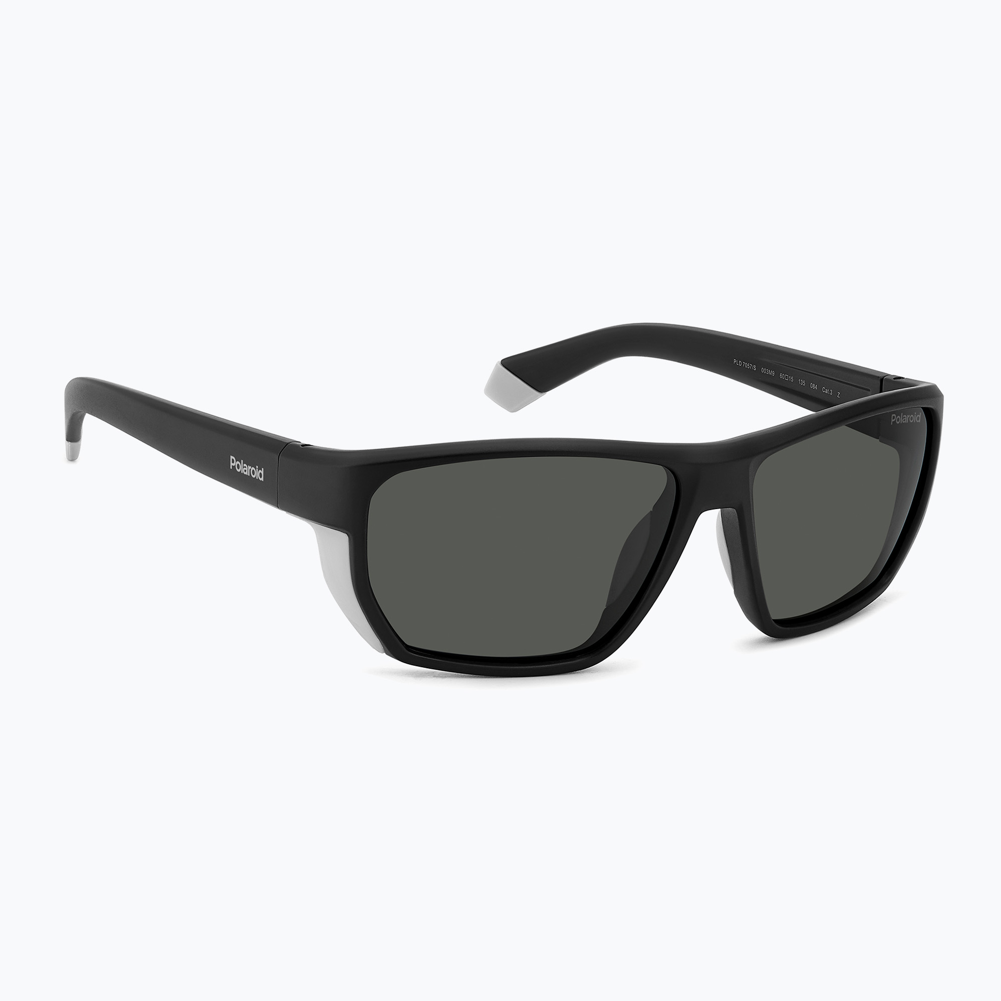 Okulary przeciwsłoneczne męskie Polaroid PLD 7057/S matte black/grey polarized 