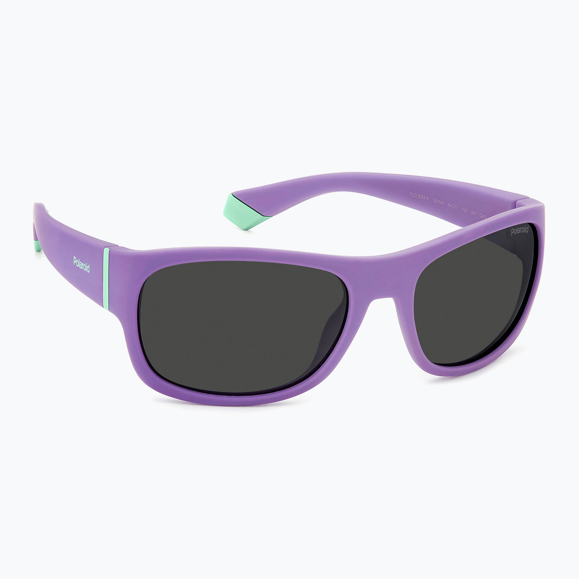 Okulary przeciwsłoneczne dziecięce Polaroid PLD 8064/S violet/grey polarized 