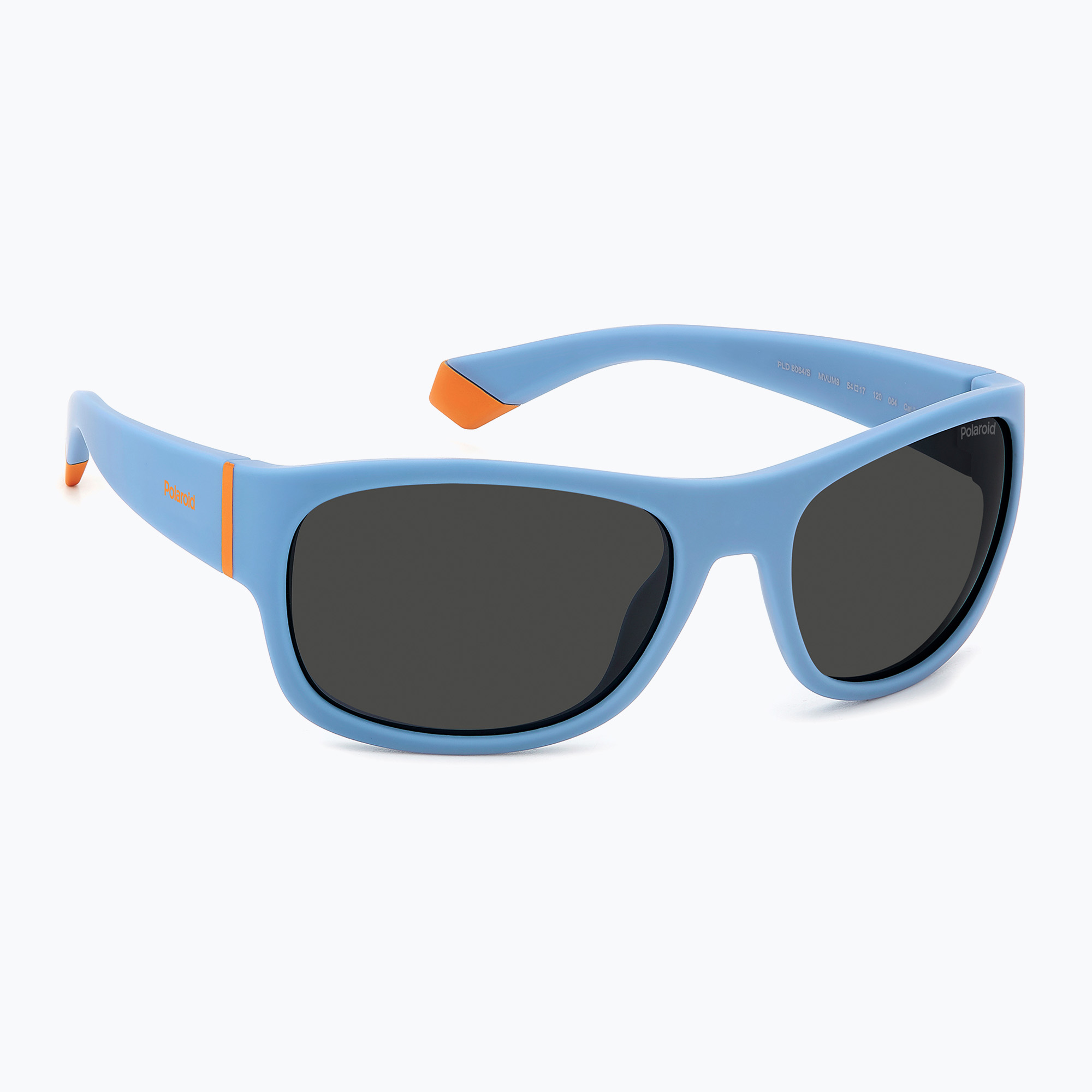 Okulary przeciwsłoneczne dziecięce Polaroid PLD 8064/S azure/grey polarized 