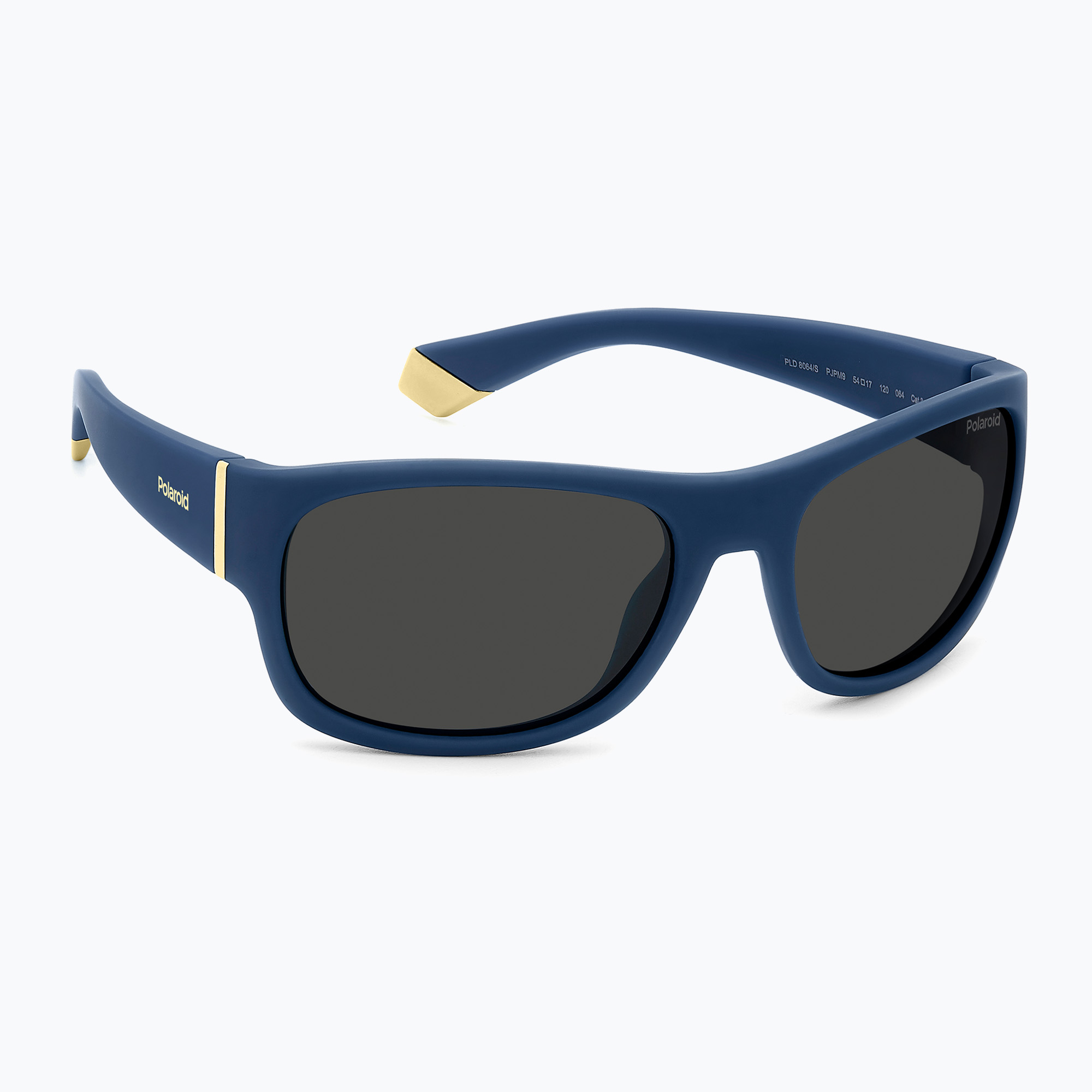 Okulary przeciwsłoneczne dziecięce Polaroid PLD 8064/S blue/grey polarized 