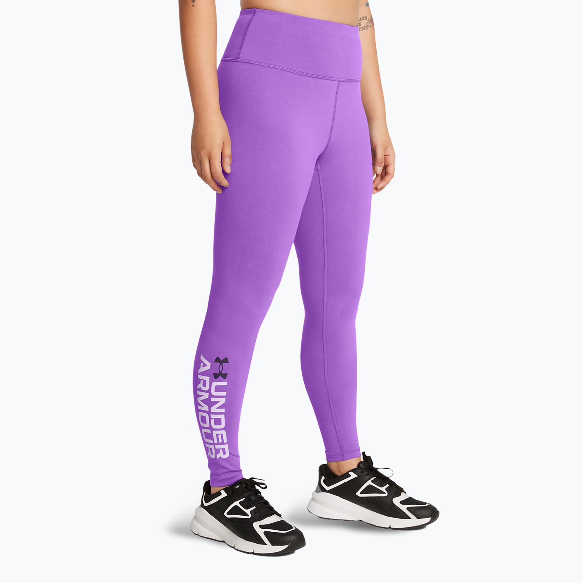 Legginsy treningowe damskie Under Armour Campus Graphic lavish/salt purple/black | WYSYŁKA W 24H | 30 DNI NA ZWROT