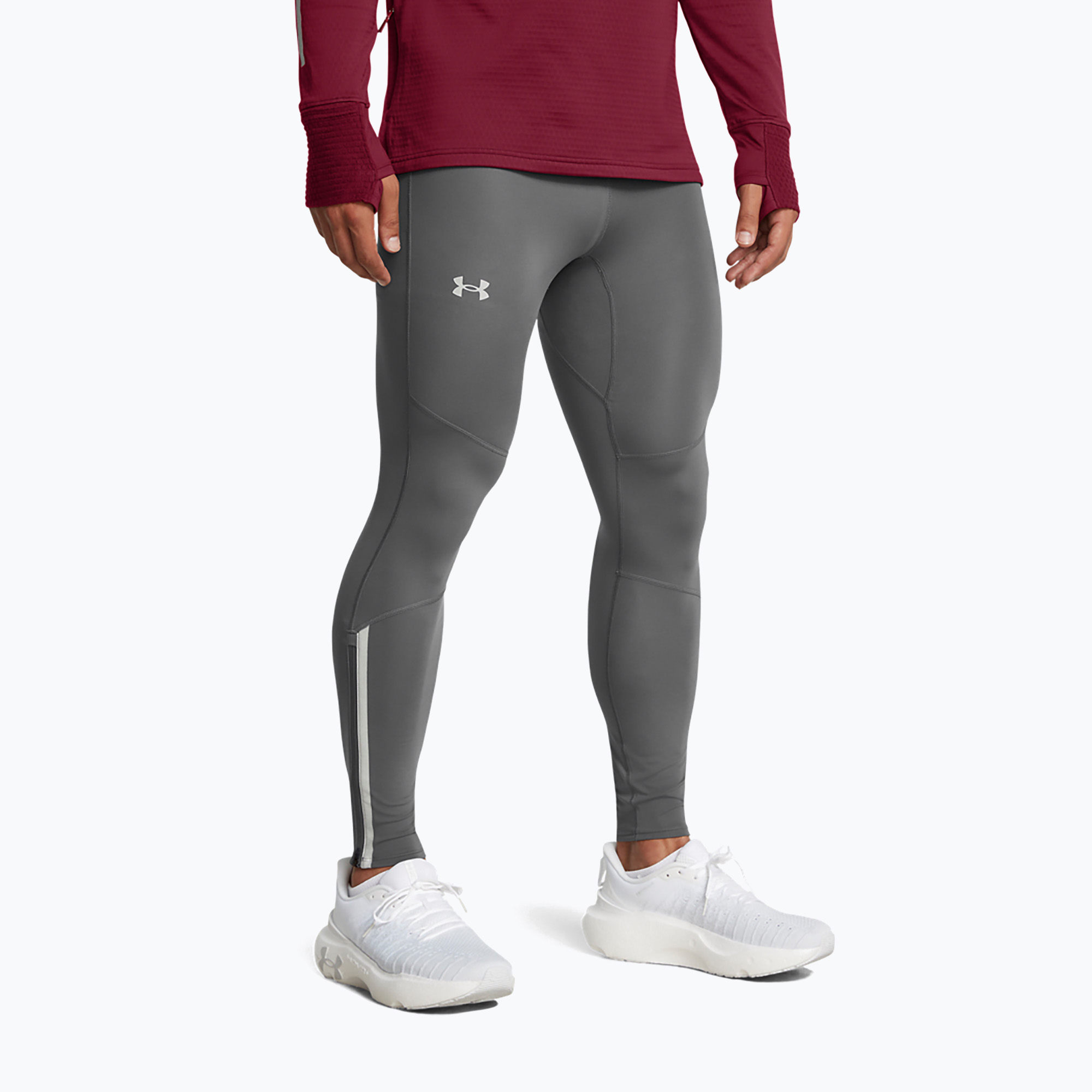 Legginsy do biegania męskie Under Armour Launch Elite CW casterlock / reflective | WYSYŁKA W 24H | 30 DNI NA ZWROT