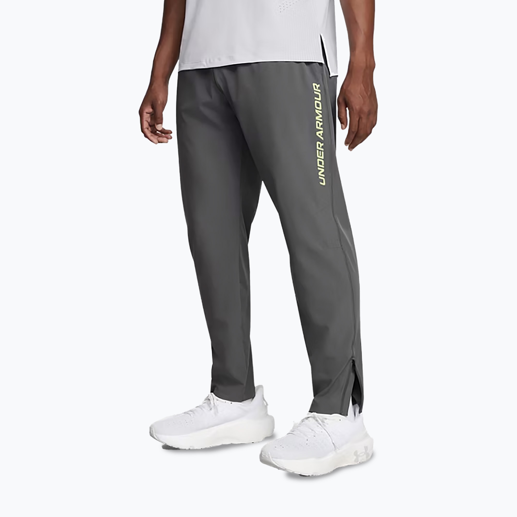 Spodnie do biegania męskie Under Armour Storm Run castlerock / morhp green / reflective | WYSYŁKA W 24H | 30 DNI NA ZWROT