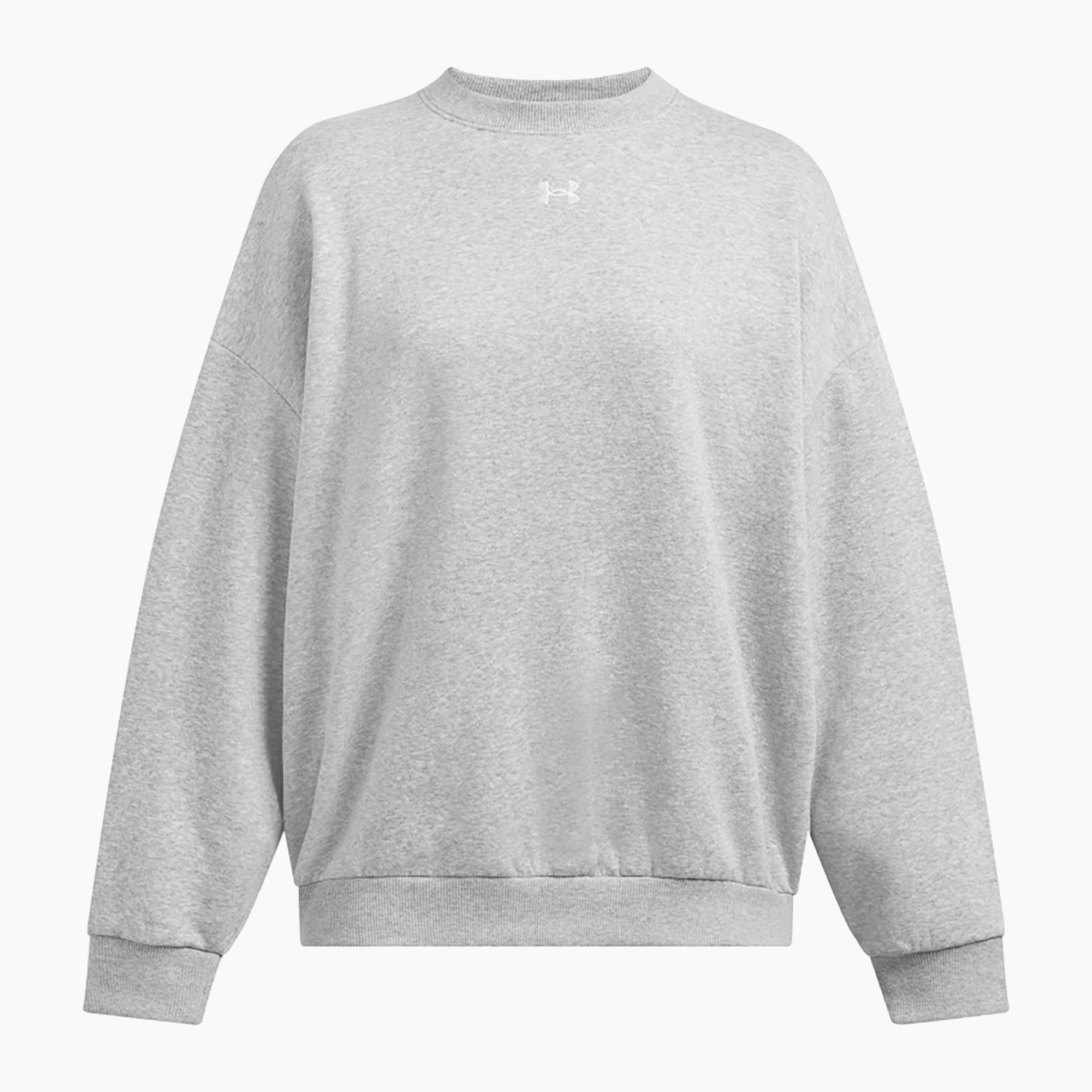 Bluza damska Under Armour Rival Fleece OS Crew mod gray light heather/white | WYSYŁKA W 24H | 30 DNI NA ZWROT