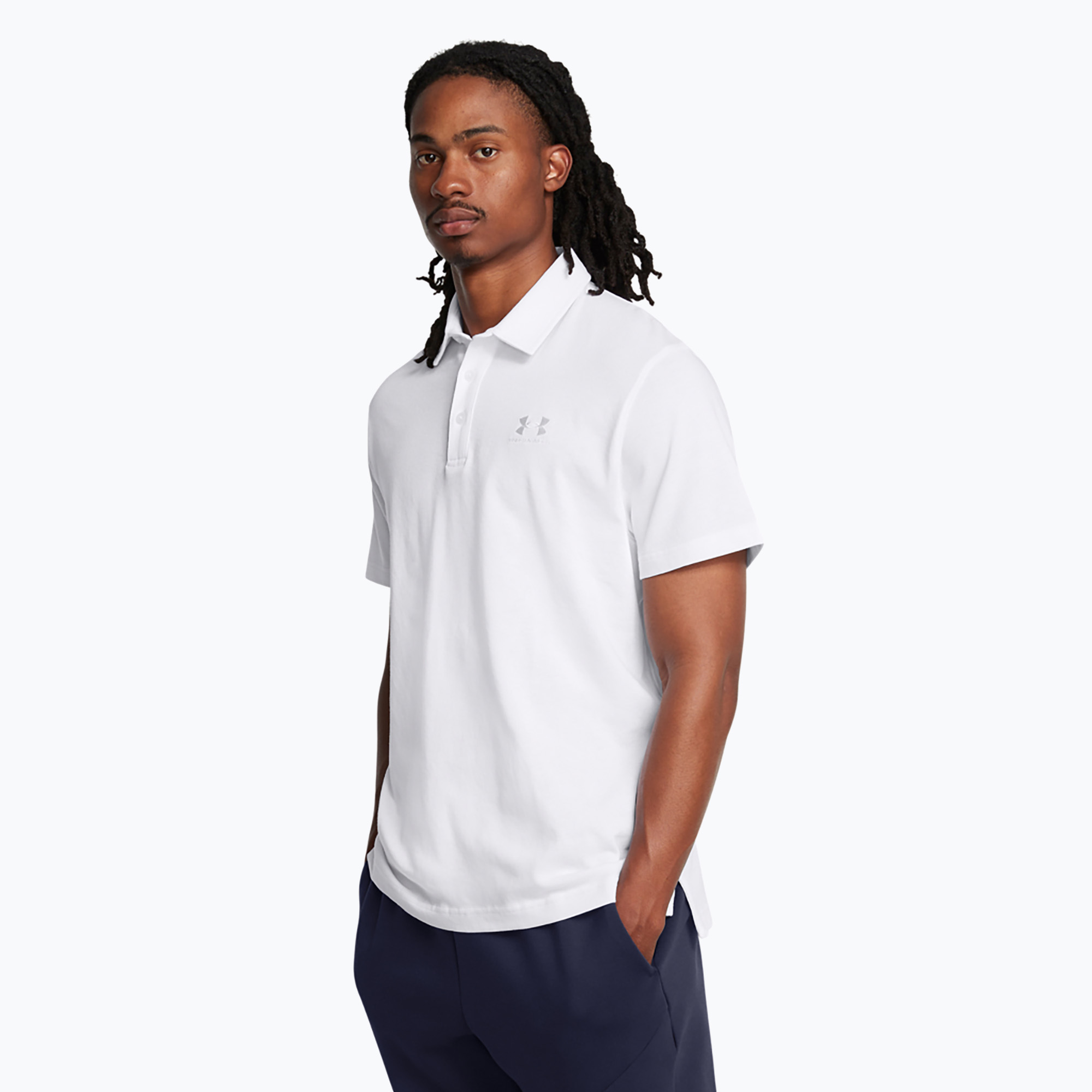 Koszulka polo męska Under Armour Icon Polo white/white | WYSYŁKA W 24H | 30 DNI NA ZWROT