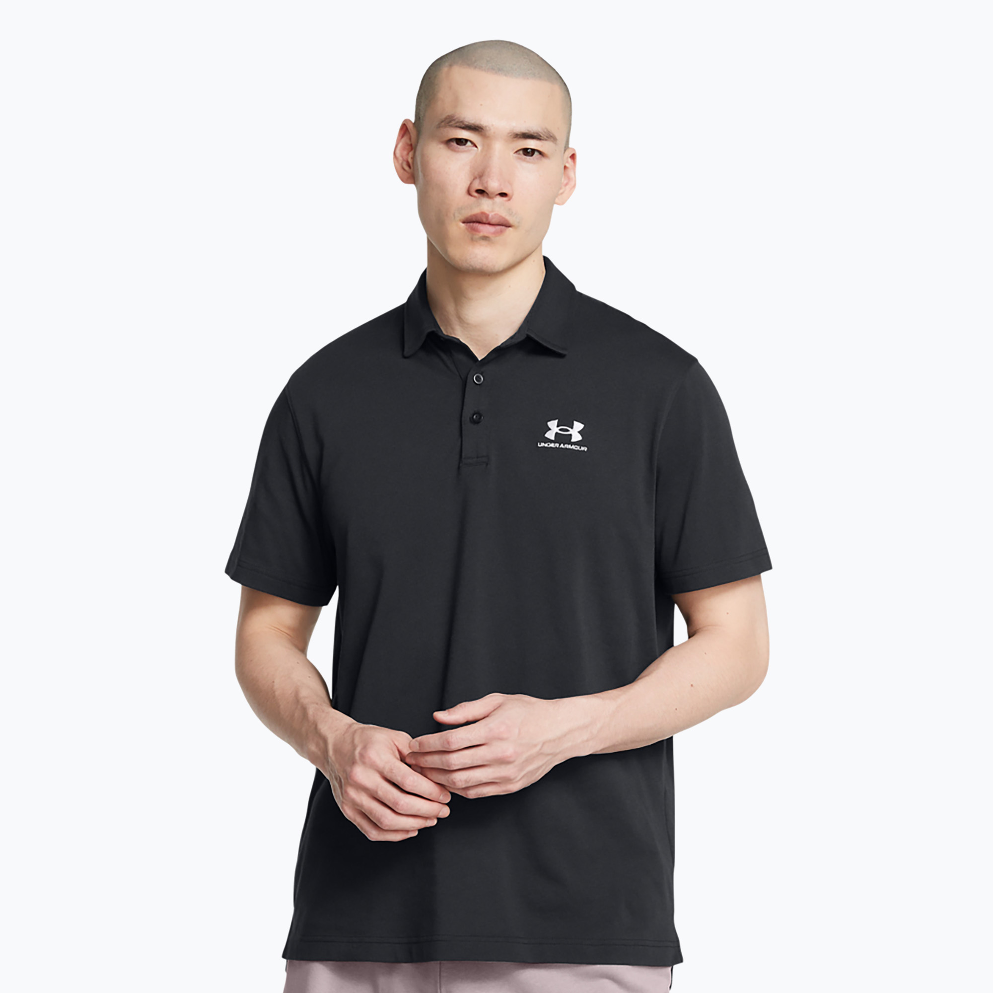 Koszulka polo męska Under Armour Icon Polo black/white | WYSYŁKA W 24H | 30 DNI NA ZWROT