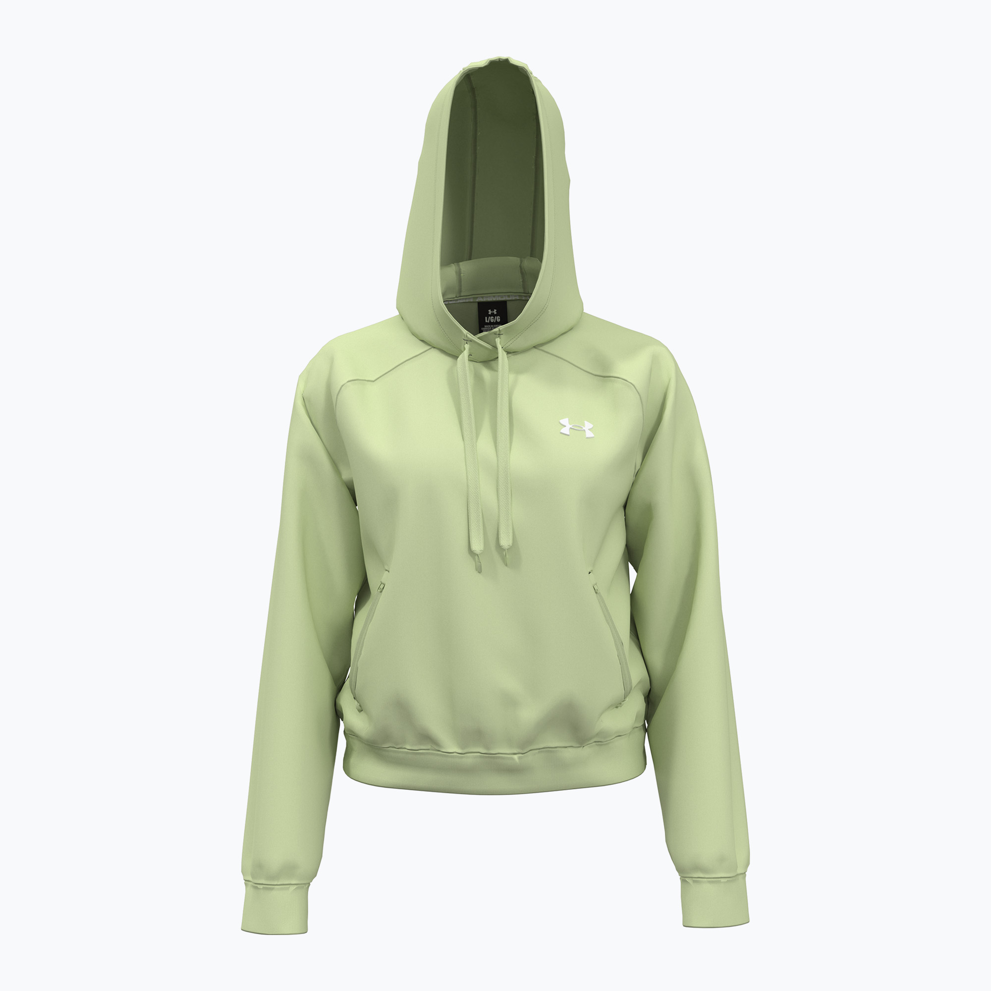 Bluza damska Under Armour Pro Fleece Hoodie retro green/white | WYSYŁKA W 24H | 30 DNI NA ZWROT