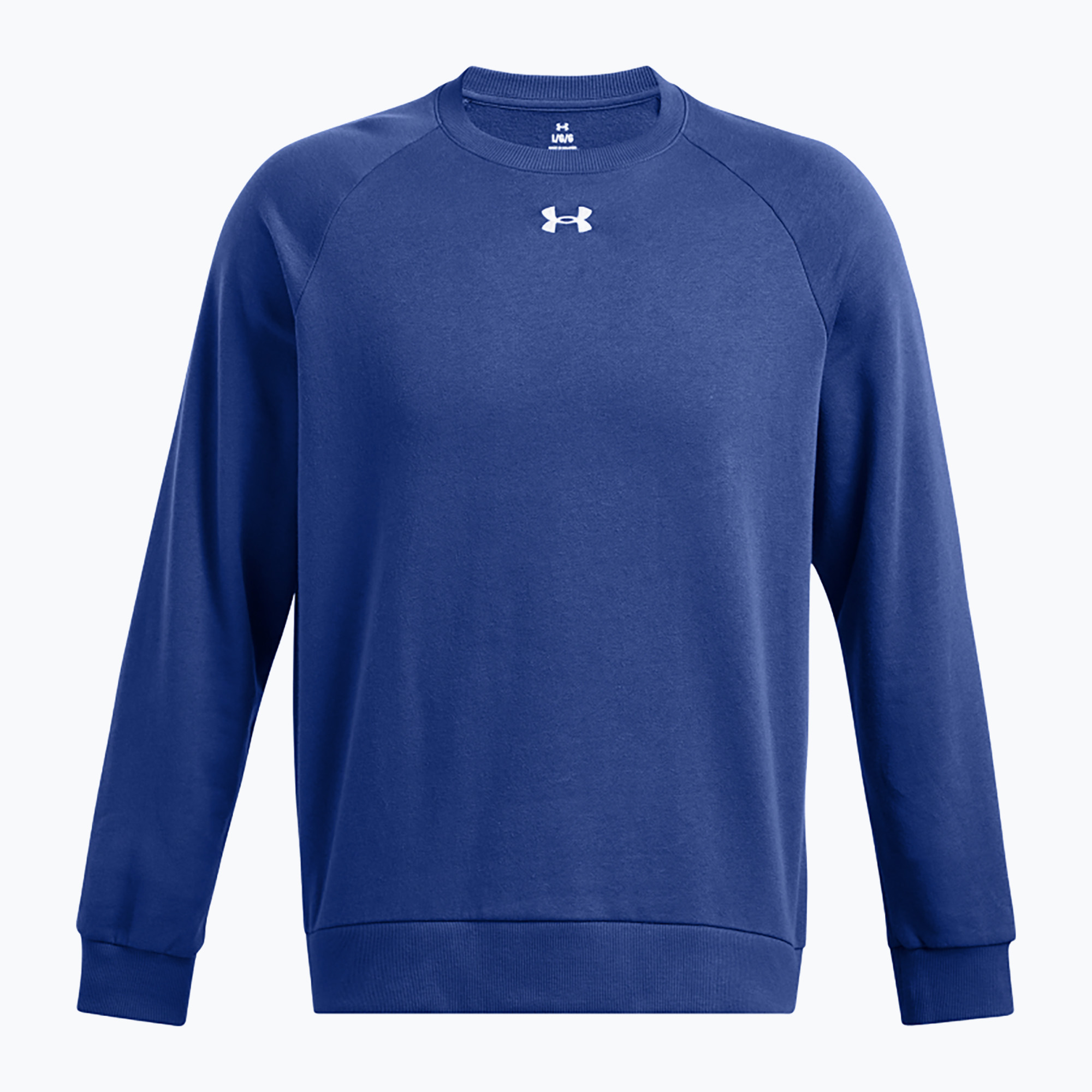 Bluza męska Under Armour Rival Fleece Crew tech blue/white | WYSYŁKA W 24H | 30 DNI NA ZWROT