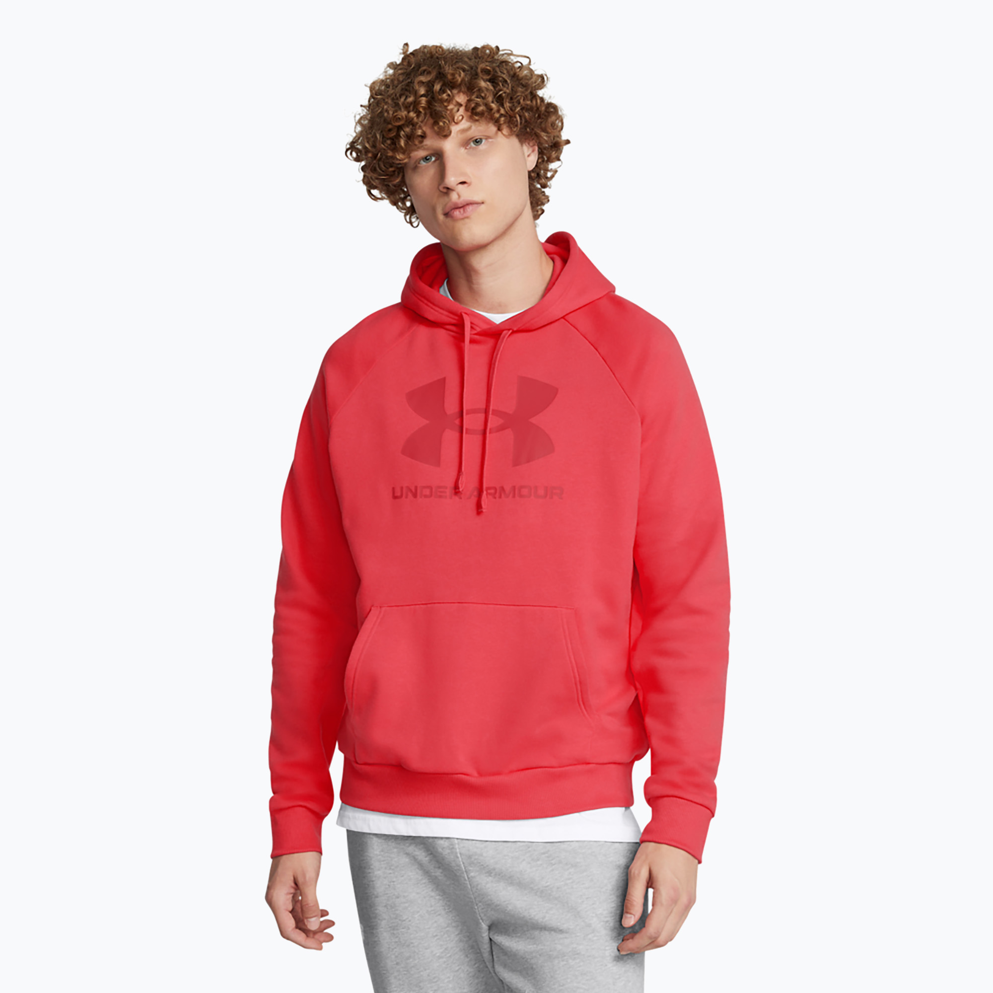 Bluza męska Under Armour Rival Fleece Logo HD racer red/inferno red | WYSYŁKA W 24H | 30 DNI NA ZWROT