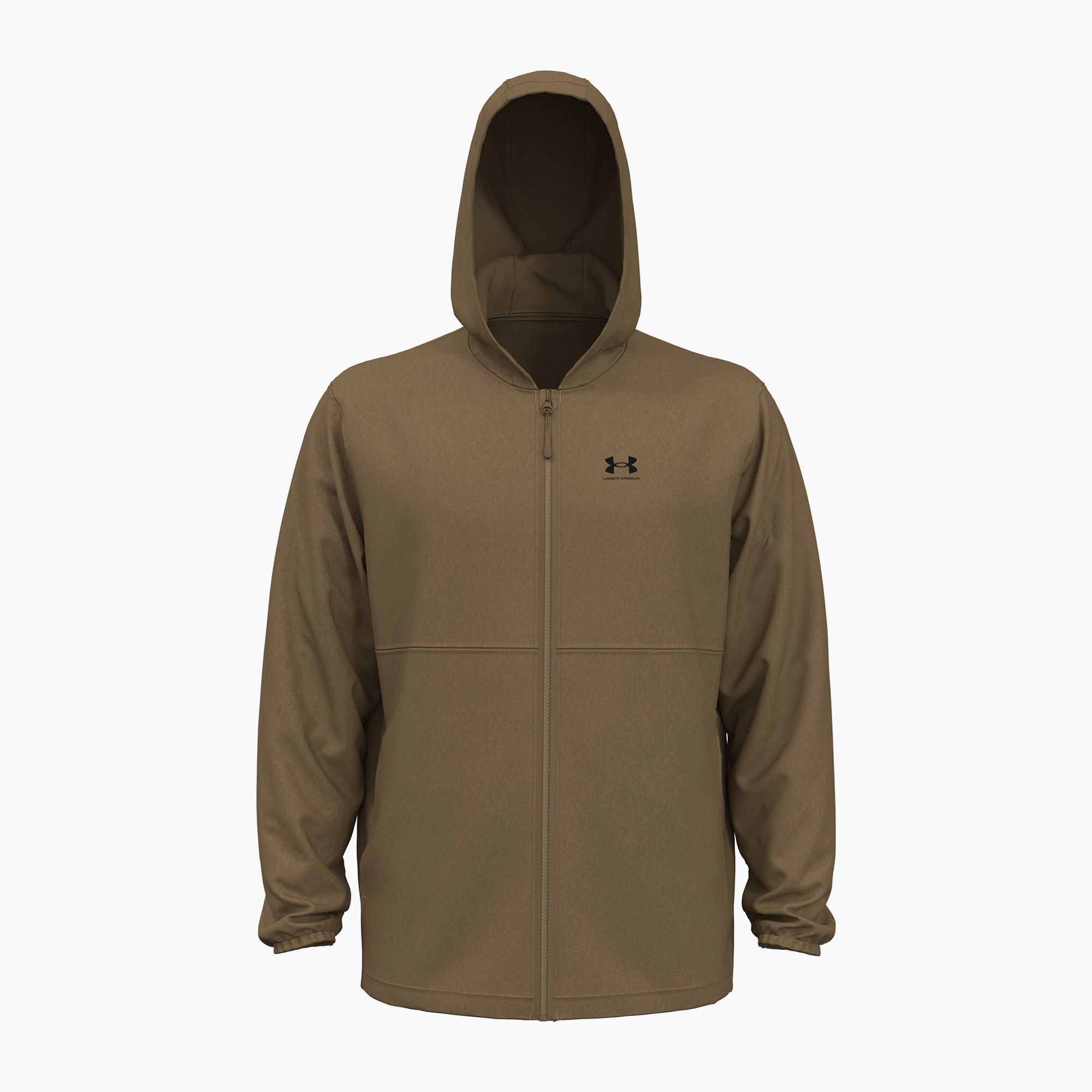 Kurtka treningowa męska Under Armour Vibe Woven Windbreaker coyote/black | WYSYŁKA W 24H | 30 DNI NA ZWROT